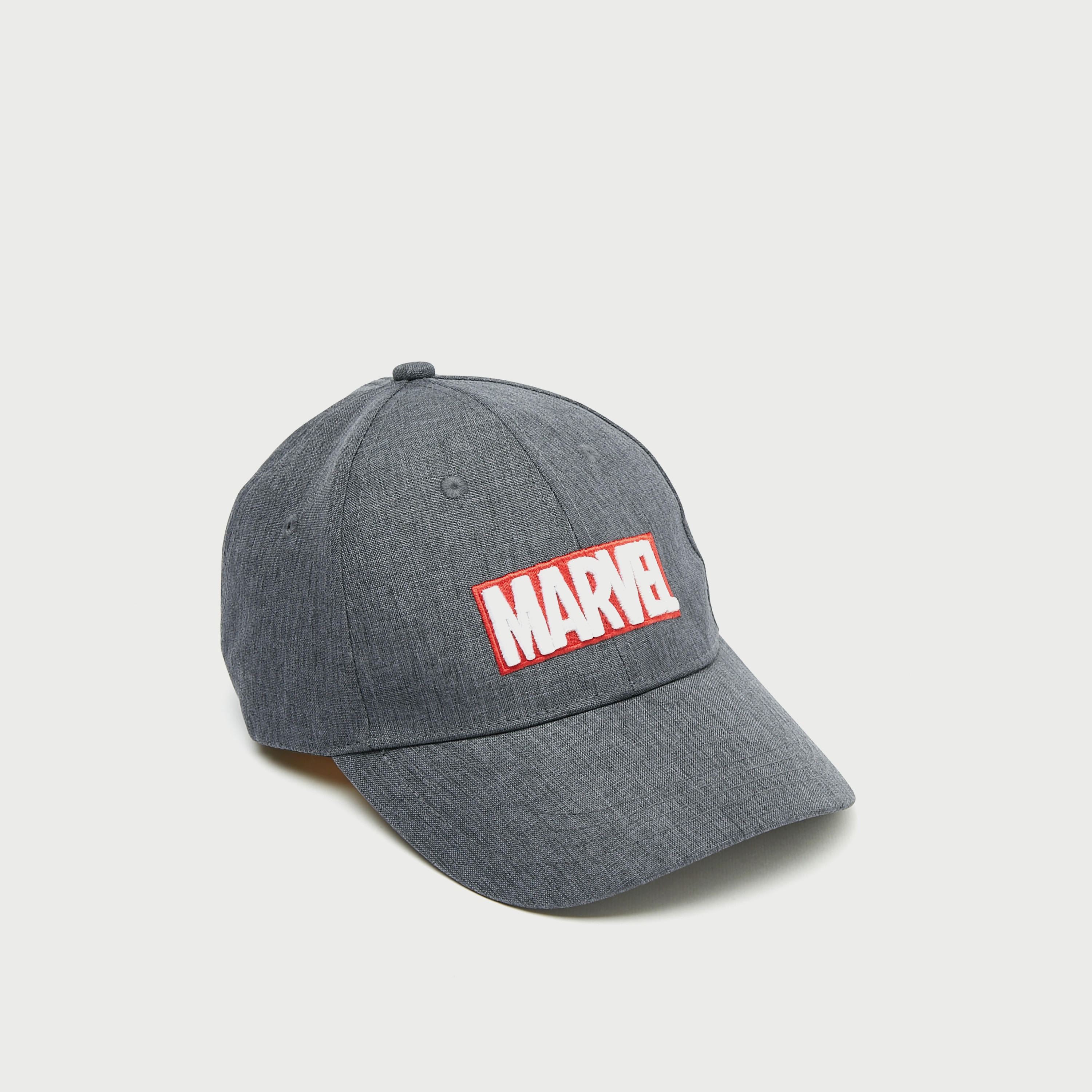 Marvel Applique Detail Cap with Buckled Strap Closure-men-caps-image-1
