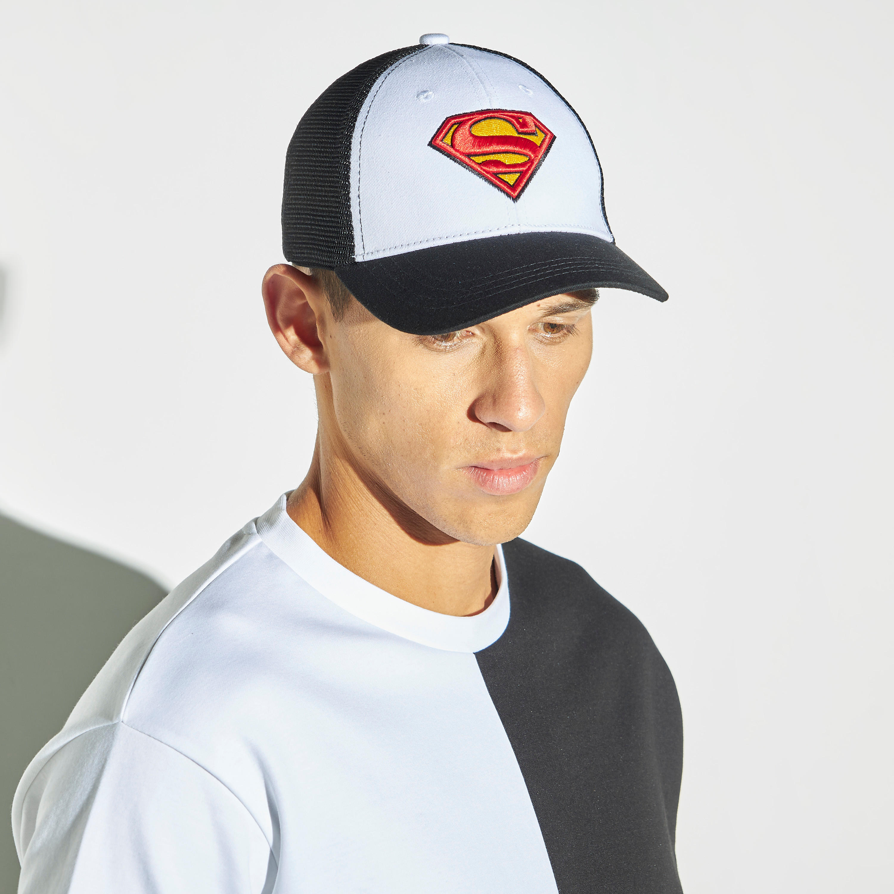 Superman Embroidered Cap with Snap Back Closure-men-caps-image-2