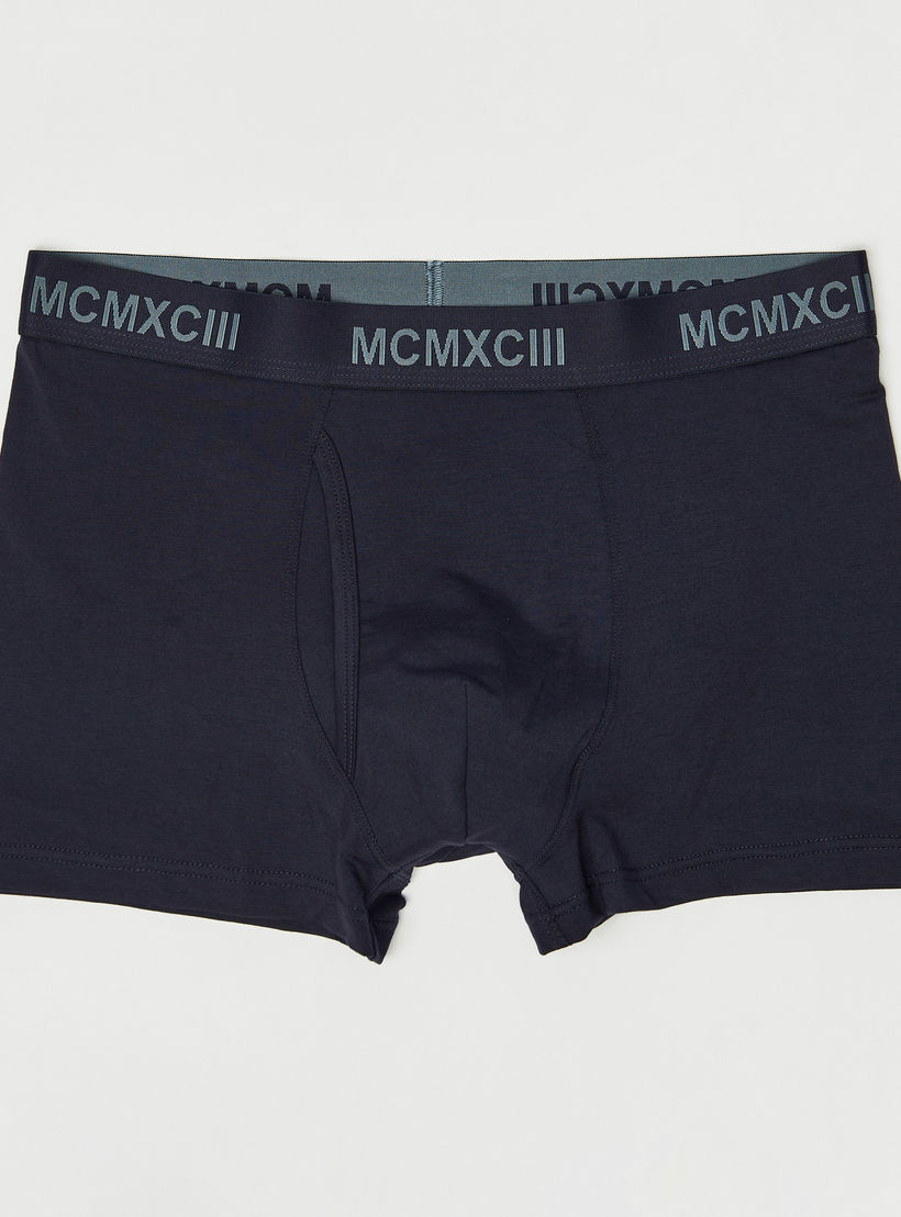 شورت ترانك سادة بخصر مطّاطي- طقم 3 قطع-men-clothing-innerwear-underwear-image-2
