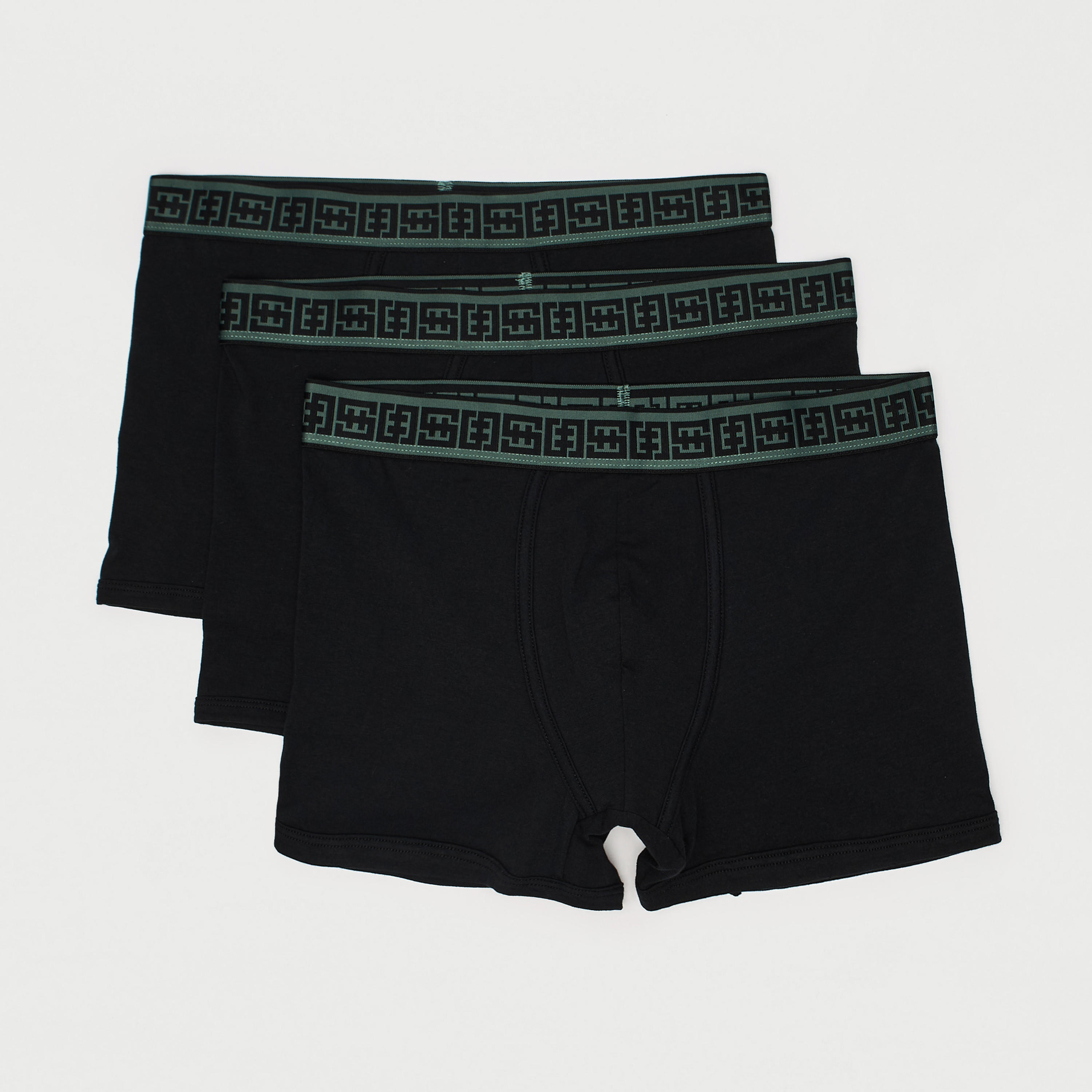 سراويل داخليّة هيبستر سادة بخصر مطّاطي - طقم من 3 قطع-men-clothing-innerwear-underwear-image-1