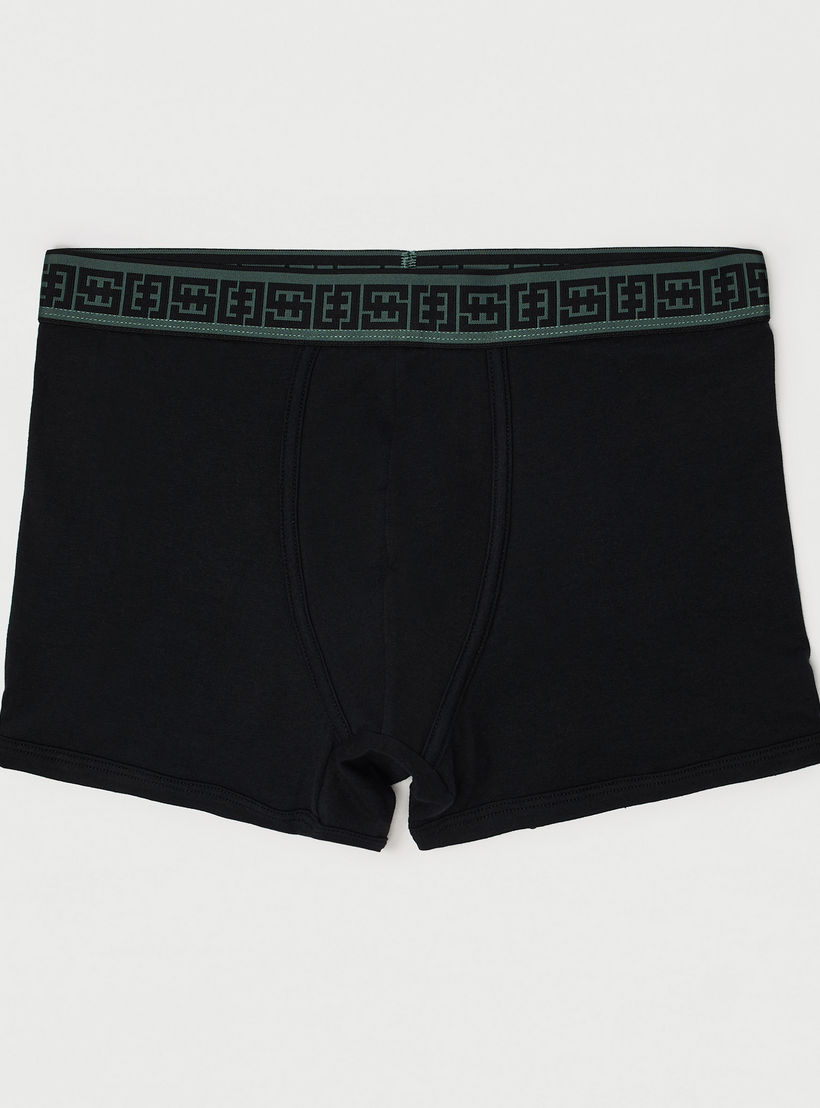 سراويل داخليّة هيبستر سادة بخصر مطّاطي - طقم من 3 قطع-men-clothing-innerwear-underwear-image-4