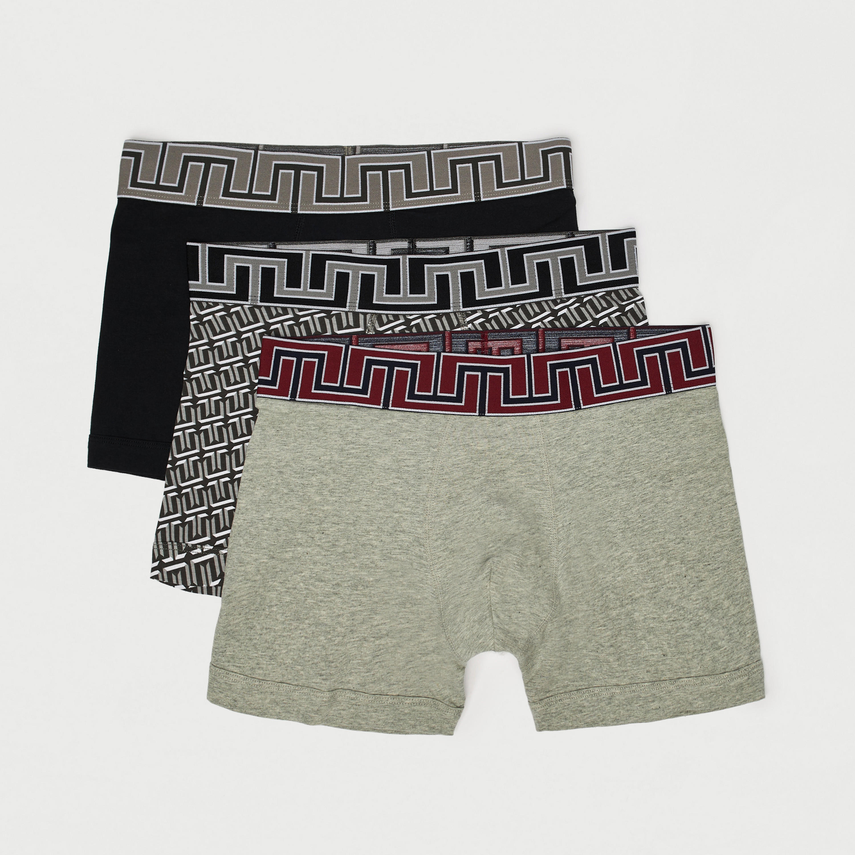 سراويل هيبستر متنوعة بخصر مطّاطي - طقم 3 قطع-men-clothing-innerwear-underwear-image-1