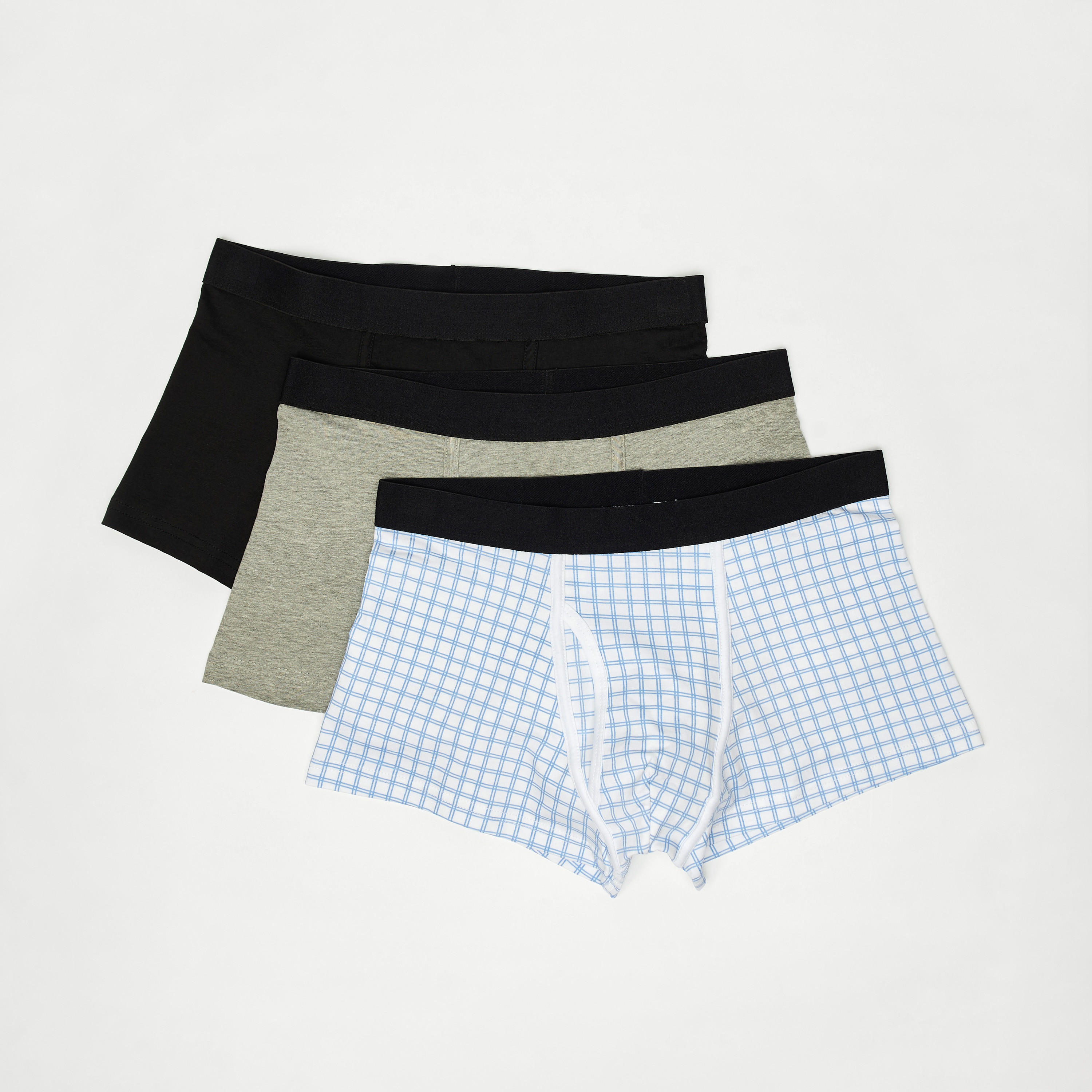 سراويل هيبستر داخليّة بخصر مطاطي - طقم 3 قطع متنوّعة-men-clothing-innerwear-underwear-image-1