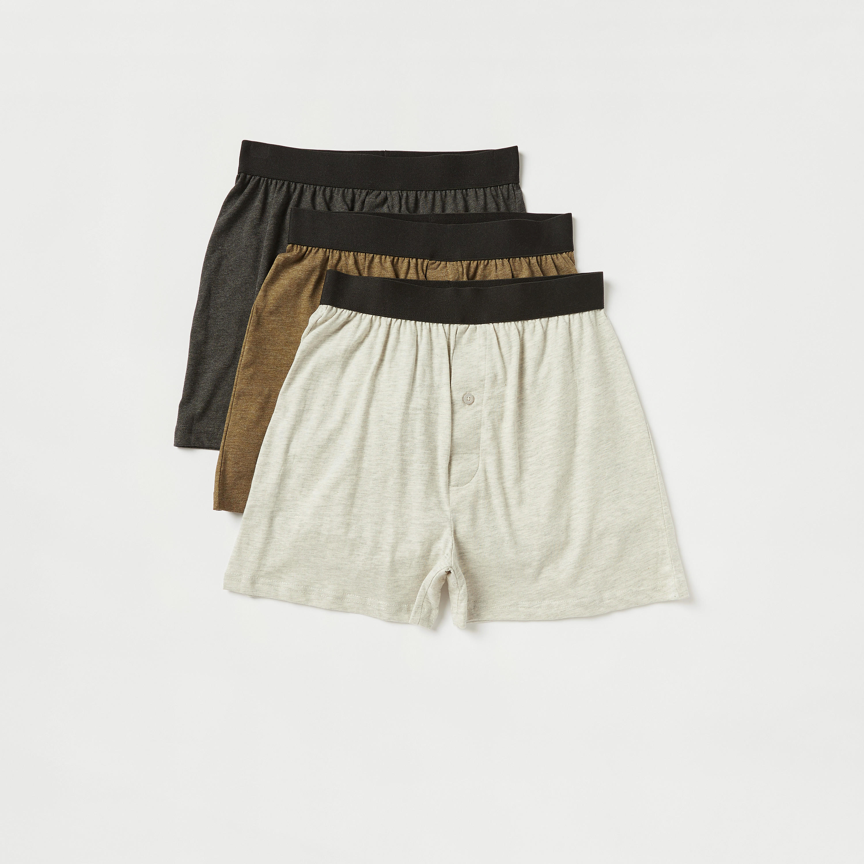 سراويل بوكسر بخصر مطّاطي - طقم 3 قطع-men-clothing-innerwear-underwear-image-1
