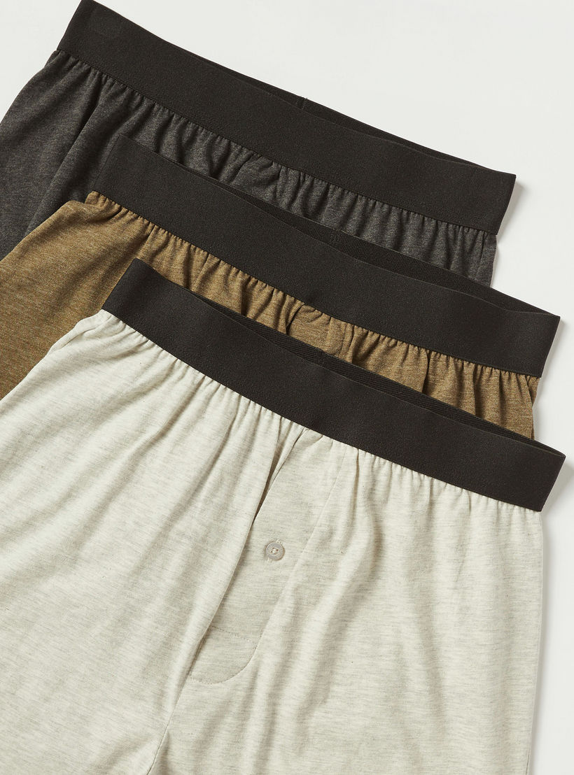 سراويل بوكسر بخصر مطّاطي - طقم 3 قطع-men-clothing-innerwear-underwear-image-2