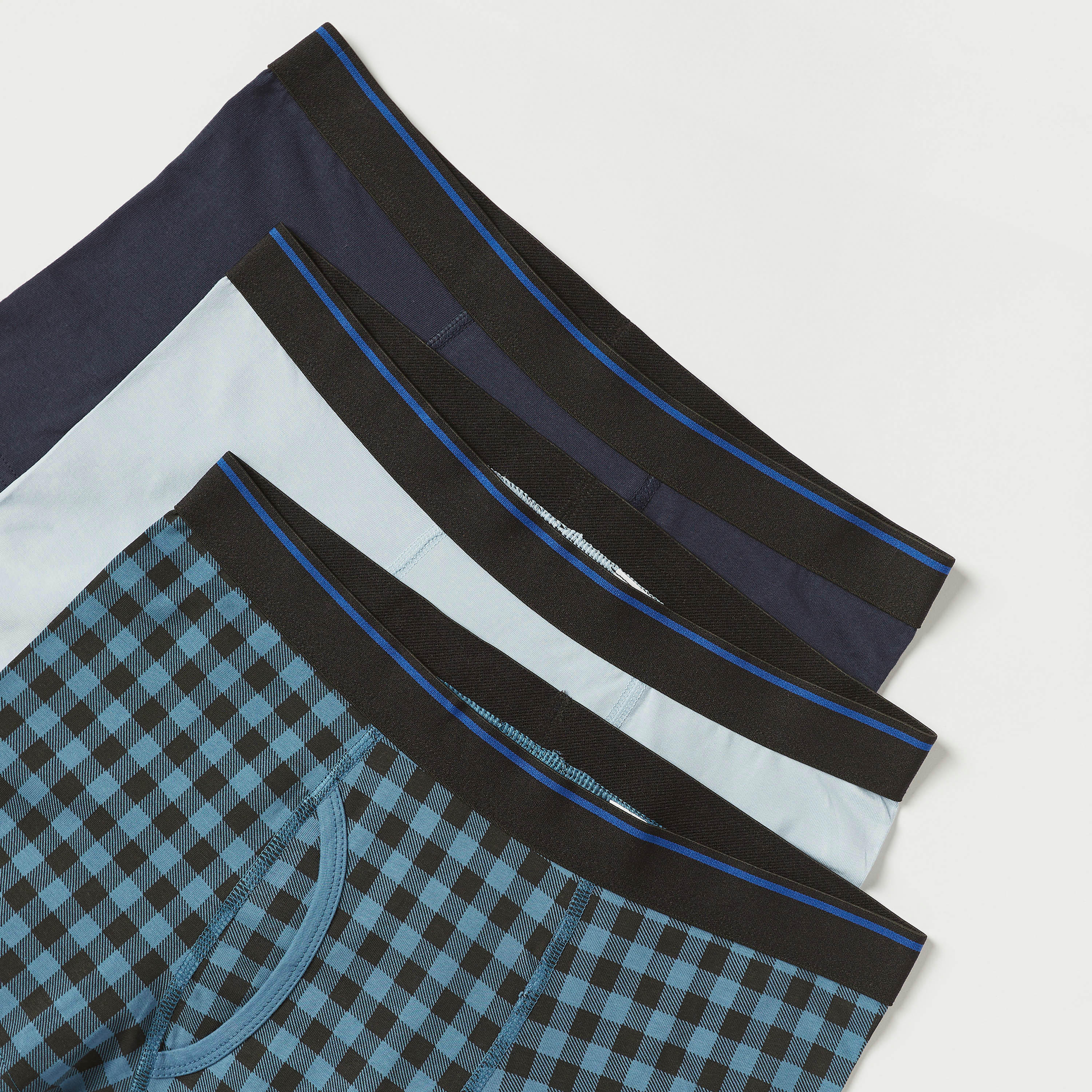 شورت ترانك بخصر مطّاطي - طقم 3 قطع متنوعة-men-clothing-innerwear-underwear-image-2