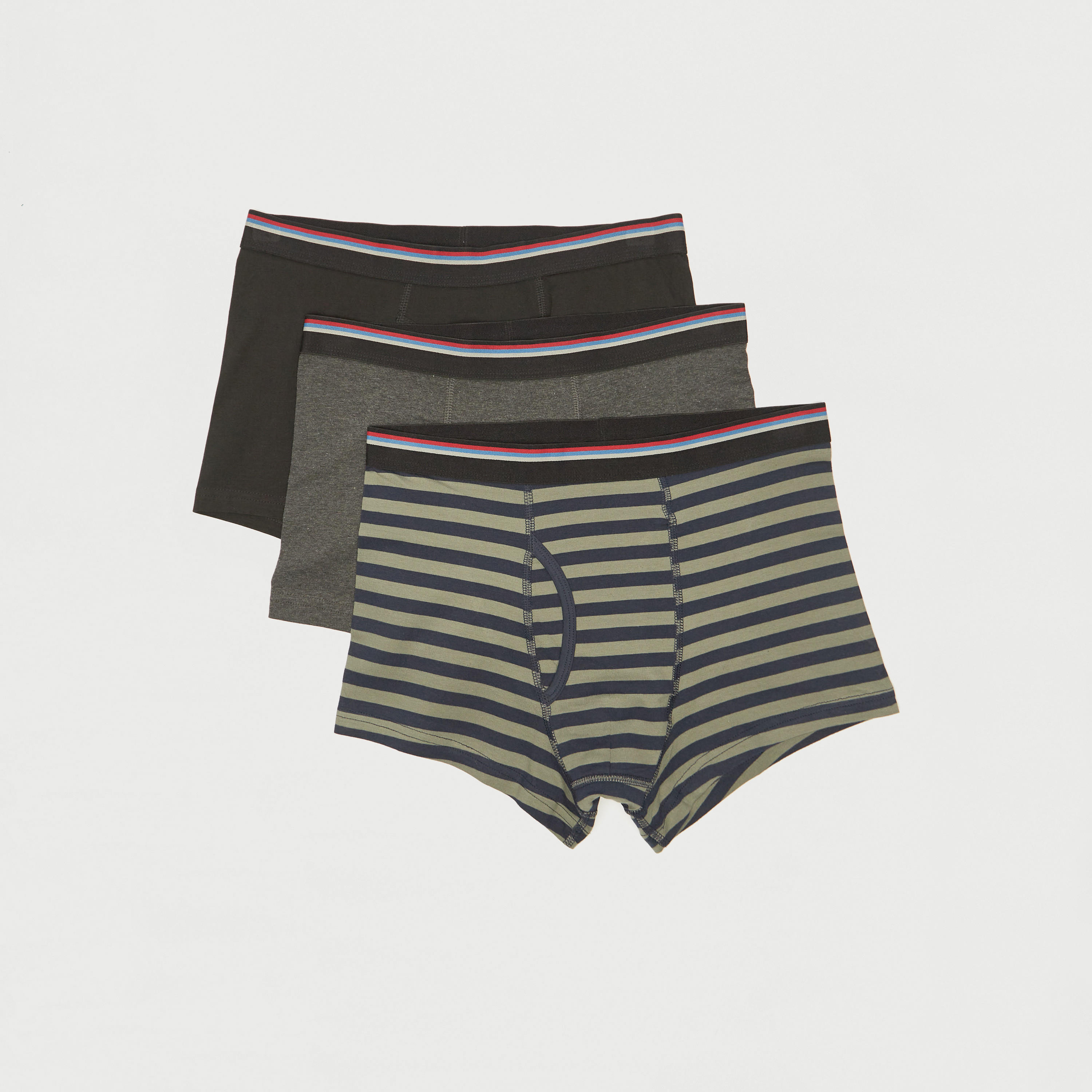 شورتات ترانك متنوعة - طقم 3 قطع-men-clothing-innerwear-underwear-image-4