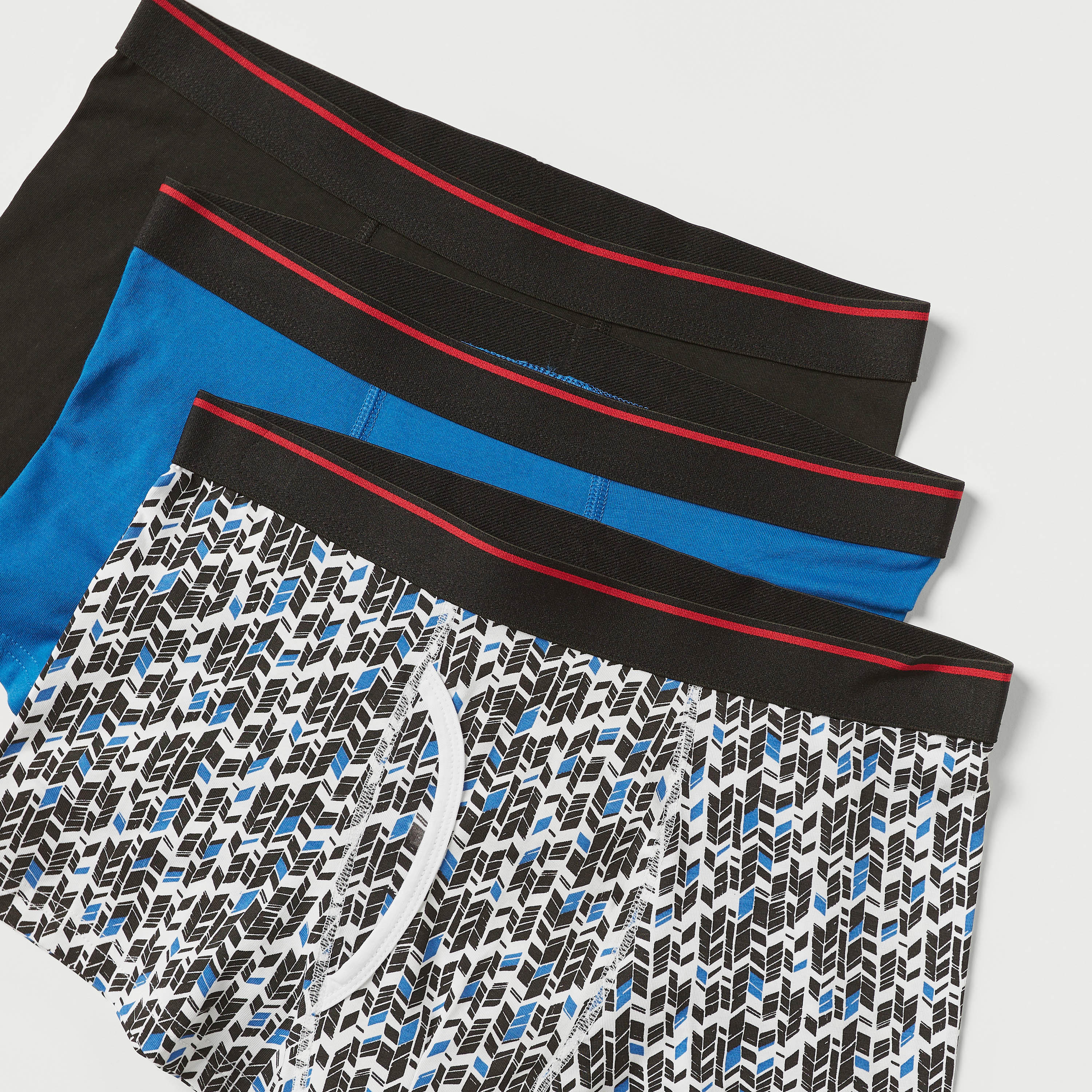 شورت ترانك بخصر مطّاطي - طقم 3 قطع متنوعة-men-clothing-innerwear-underwear-image-2