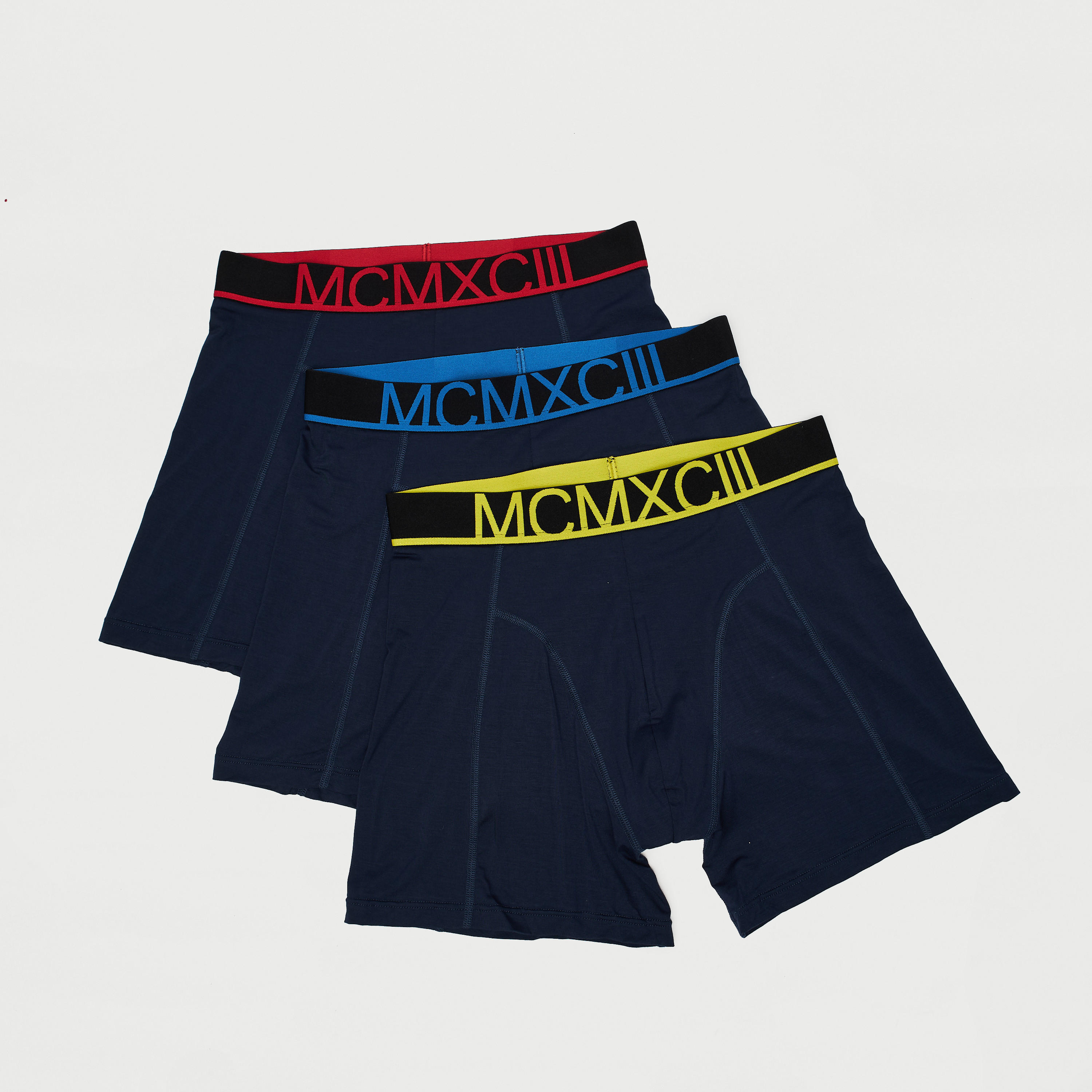 شورت ترانك سادة بخصر مطّاطي- طقم 3 قطع-men-clothing-innerwear-underwear-image-1