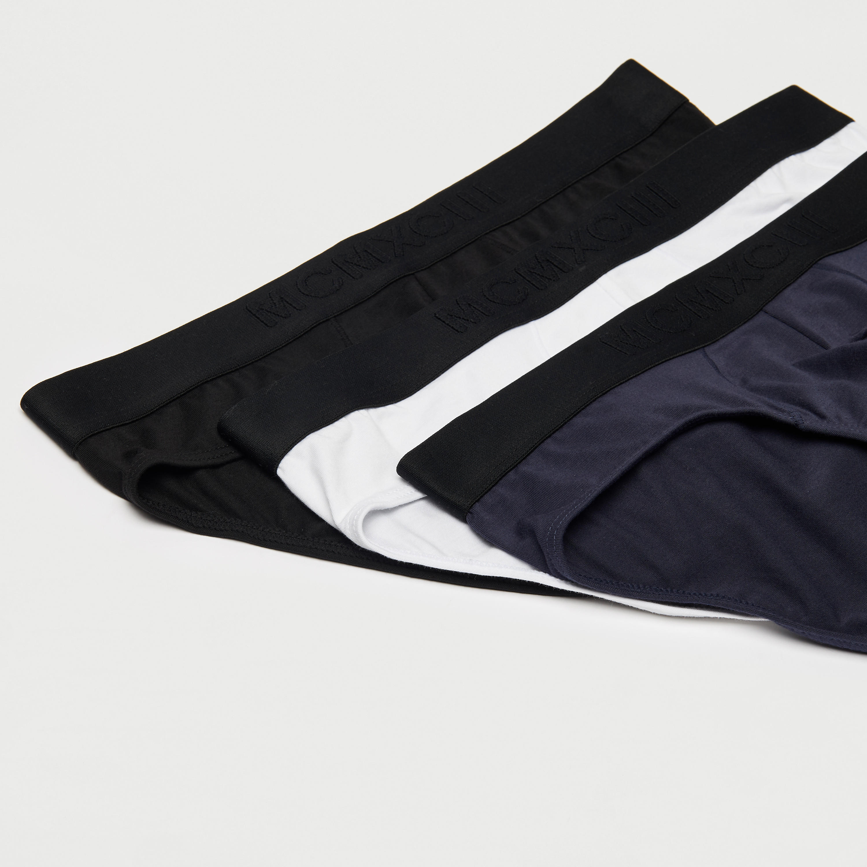 Set of 3 - Solid Briefs with Elasticised Waistband-men-clothing-innerwear-underwear-image-4