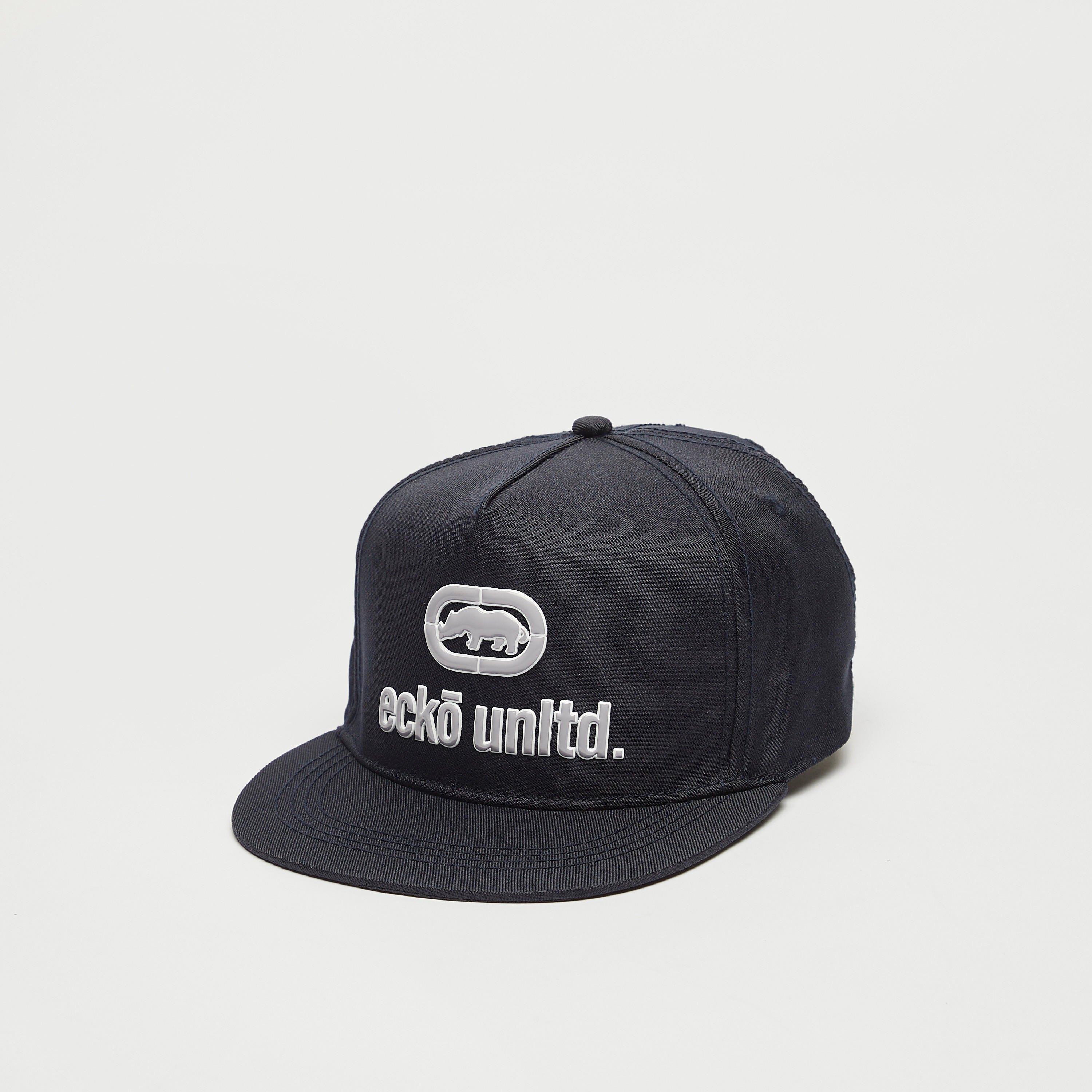 Typographic Detail Cap with Hook and Loop Strap Closure-men-caps-image-1