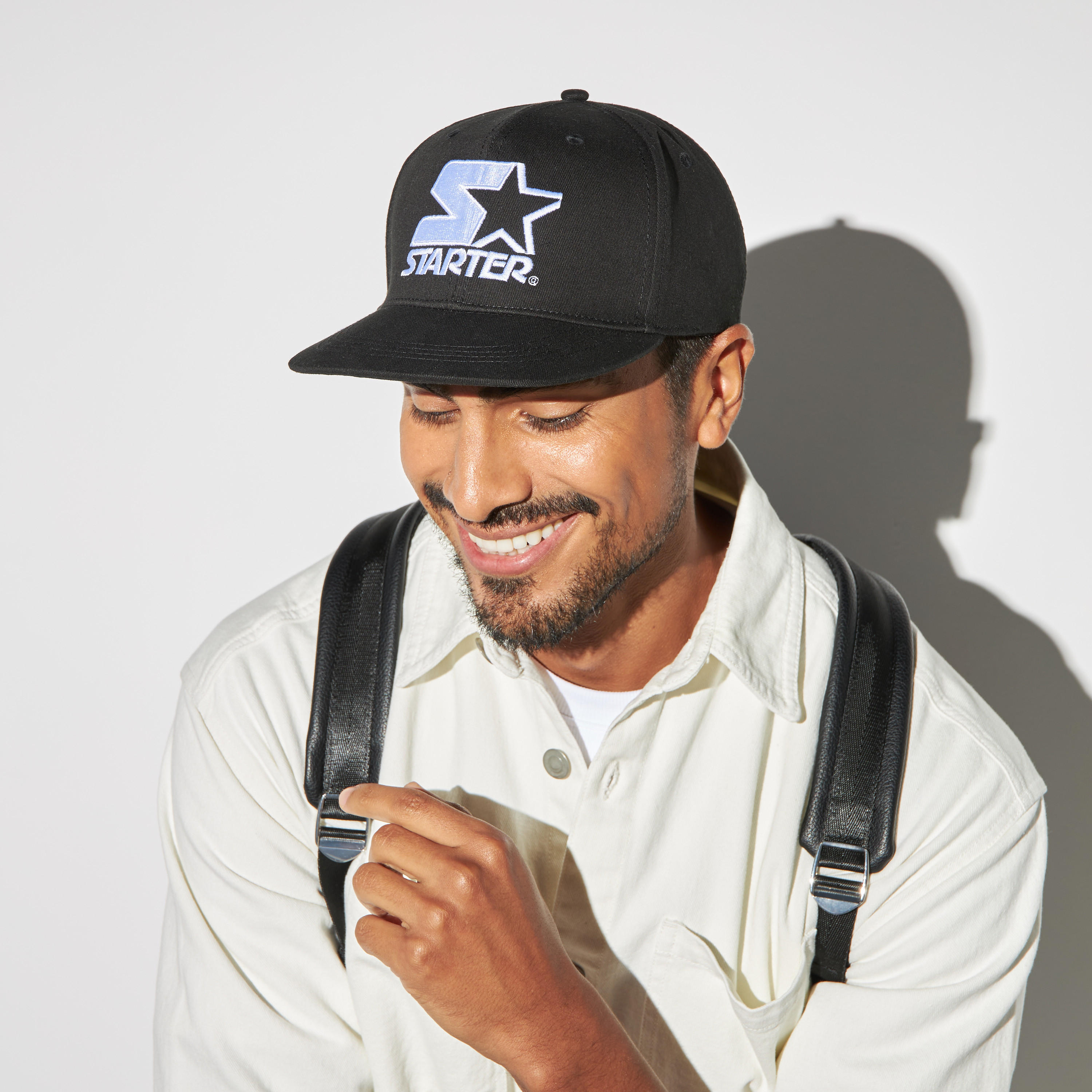 Embroidered Cap with Buckled Strap Closure-men-caps-image-2