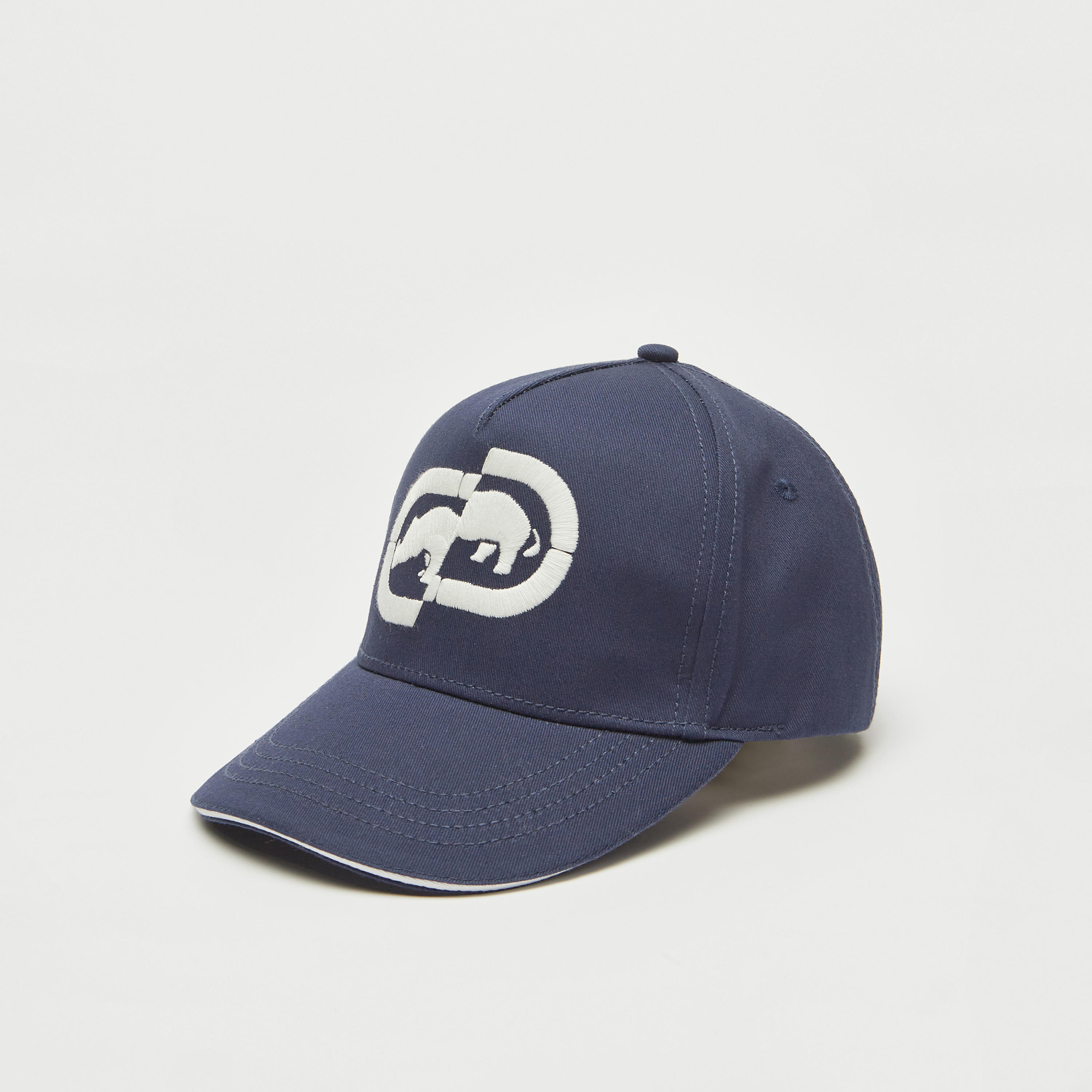 Embroidered Cap with Hook and Loop Strap Closure-men-caps-image-1