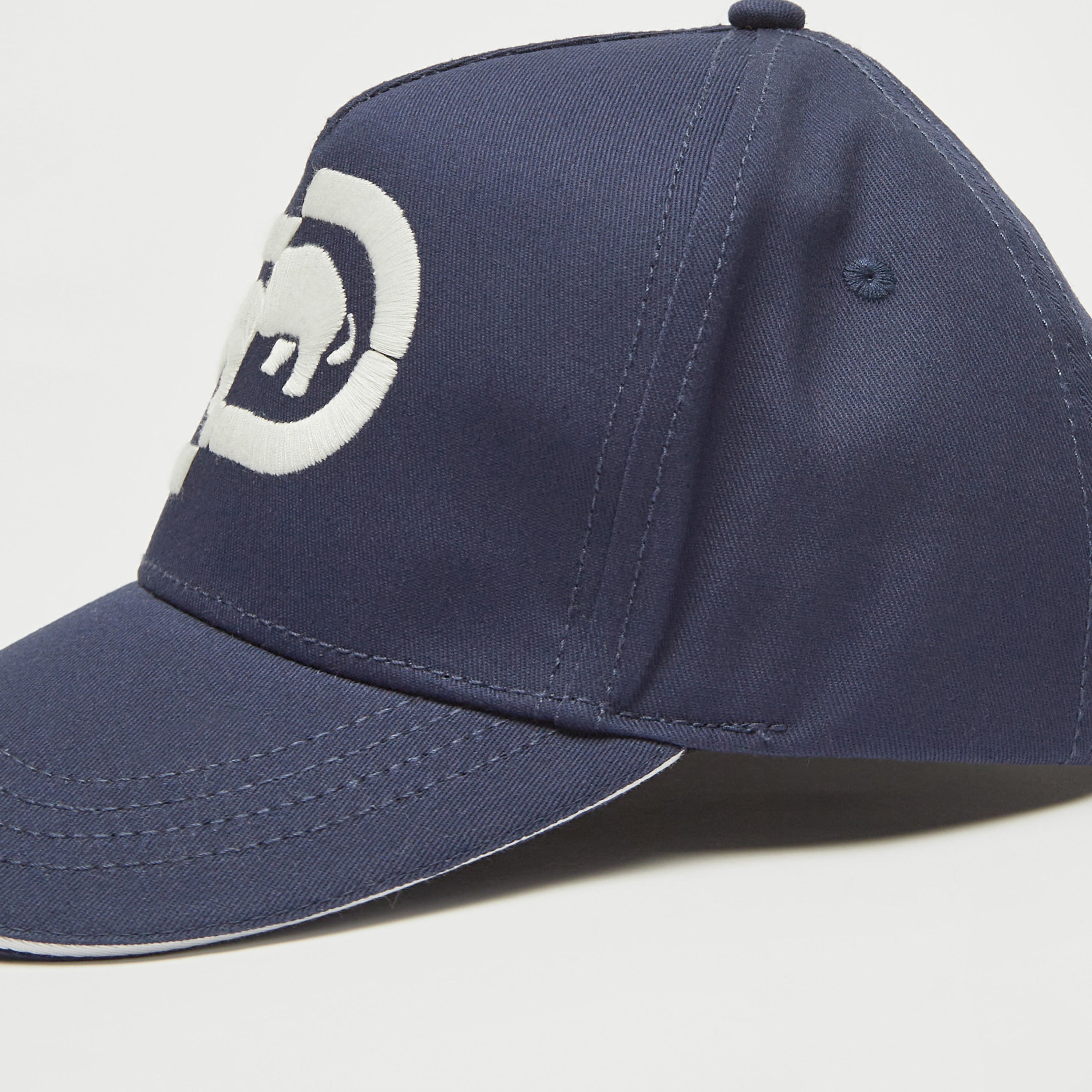 Embroidered Cap with Hook and Loop Strap Closure-men-caps-image-5