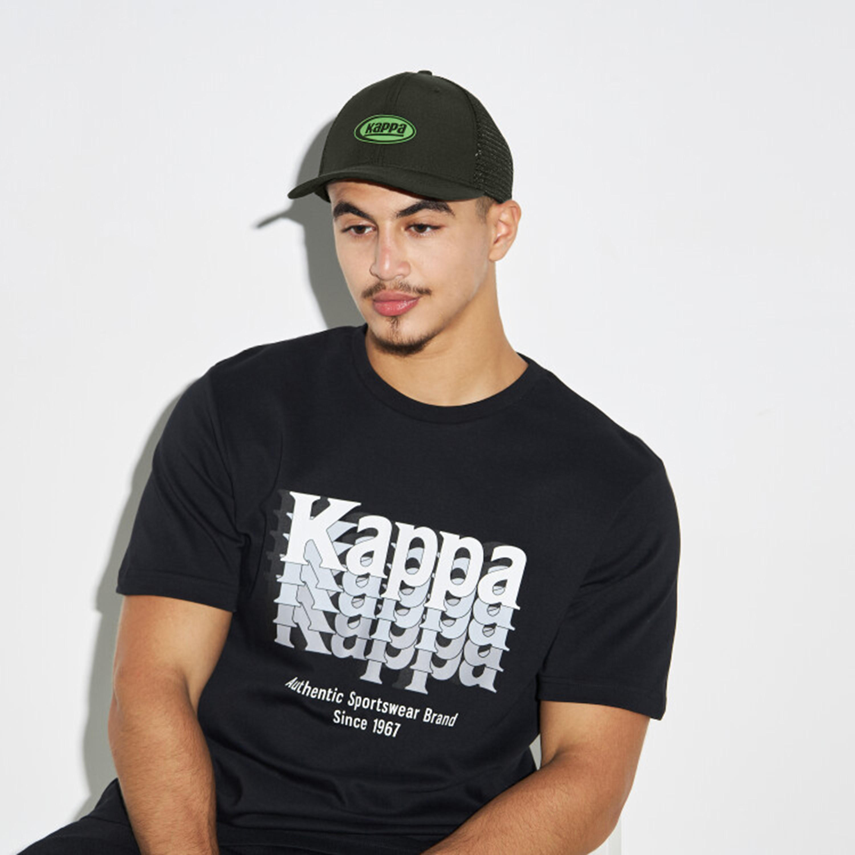 Kappa Logo Patch Cap with Snap Back Closure-men-clothing-sportswearandactivewear-accessories-image-2