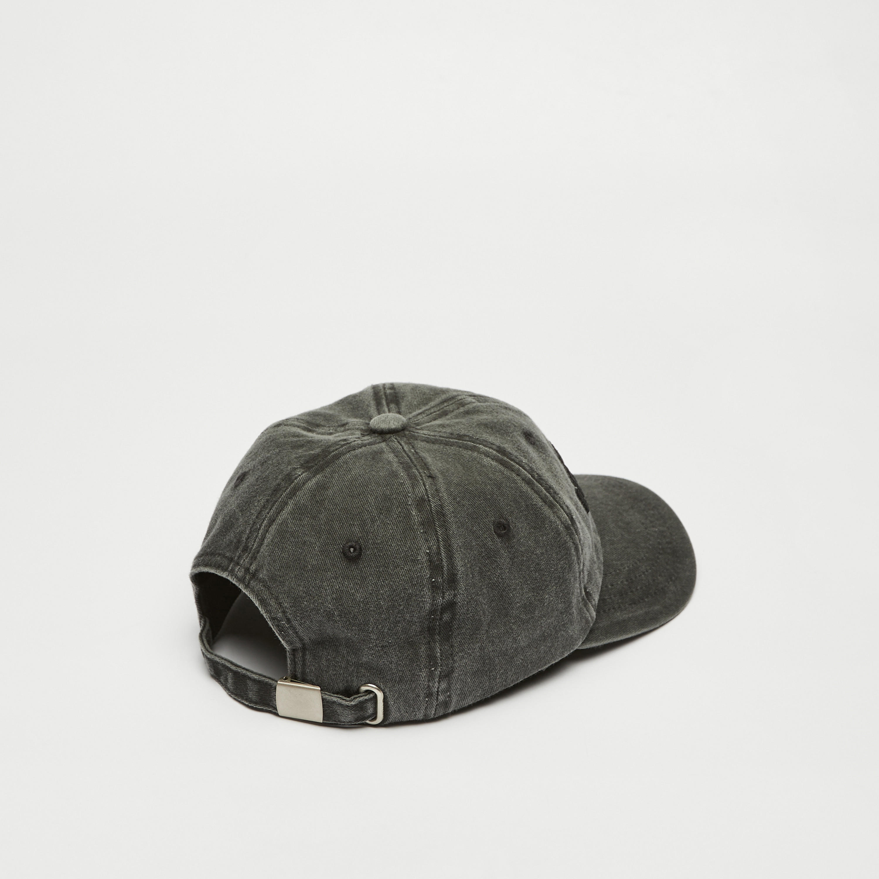 Lee Cooper Logo Embroidered Cap with Buckled Strap Closure-men-caps-image-5