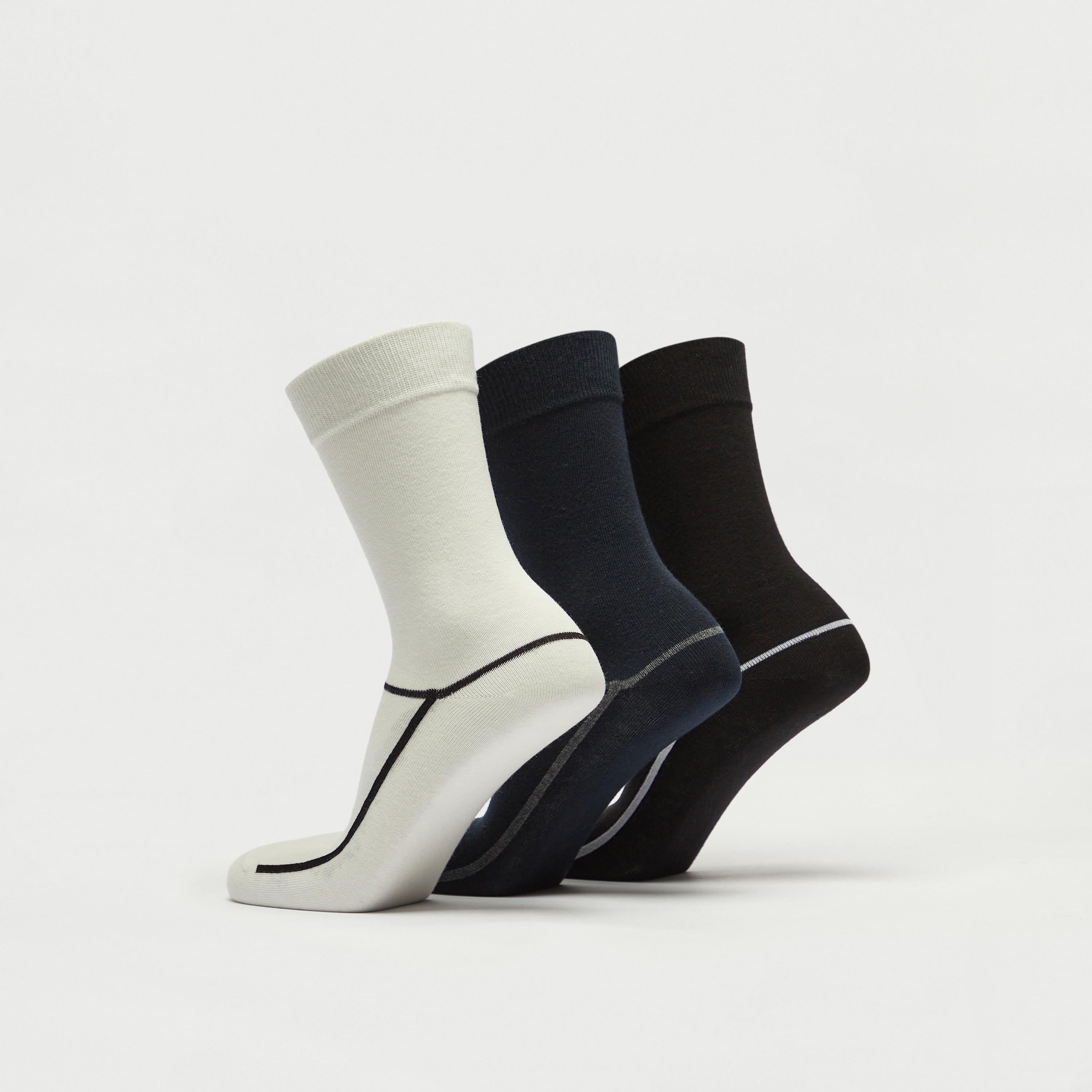 Set of 3 - Printed Crew Length Socks-men-socks-image-2