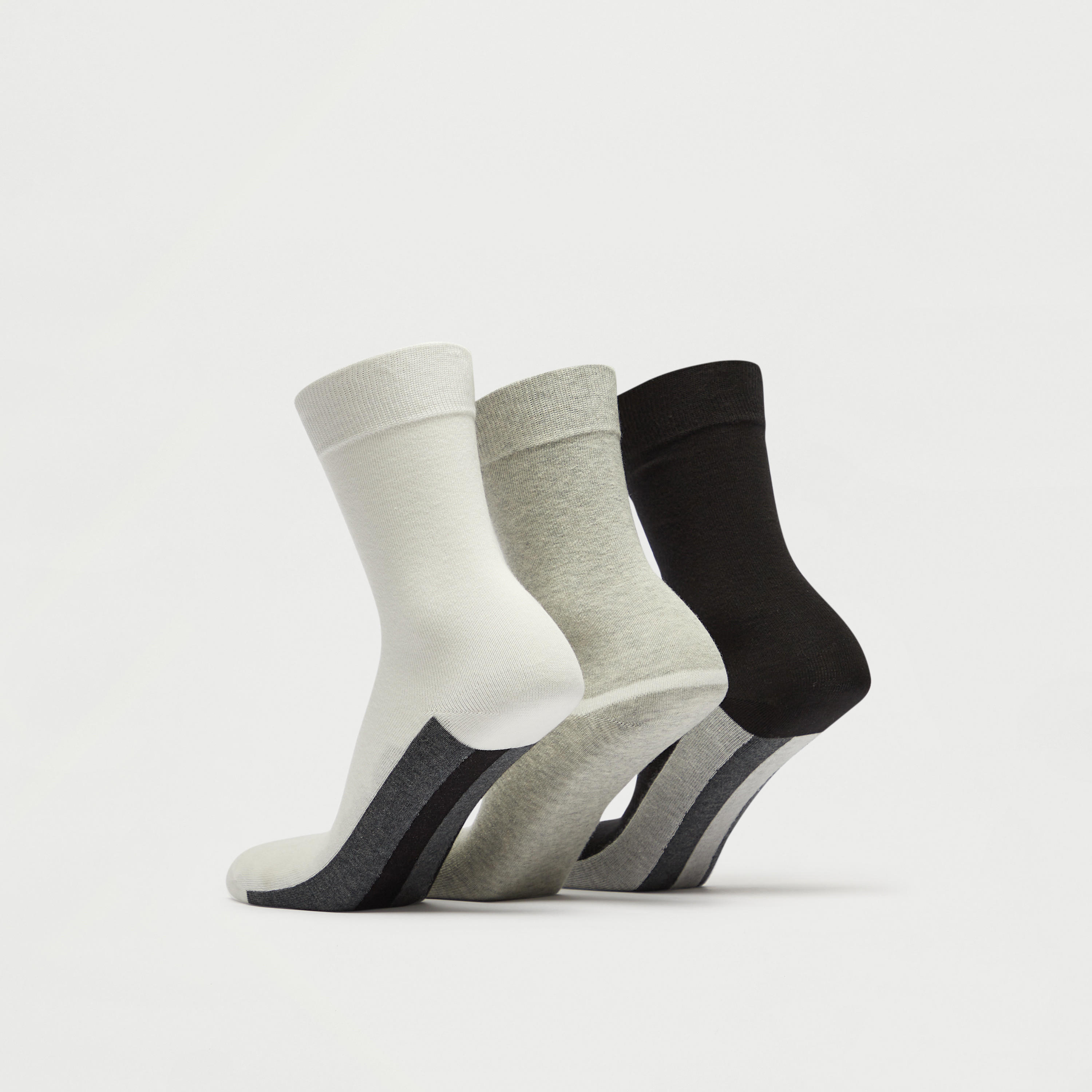 جوارب قوالب ملونة بطول ربلة الساق - طقم من 3-men-socks-image-2