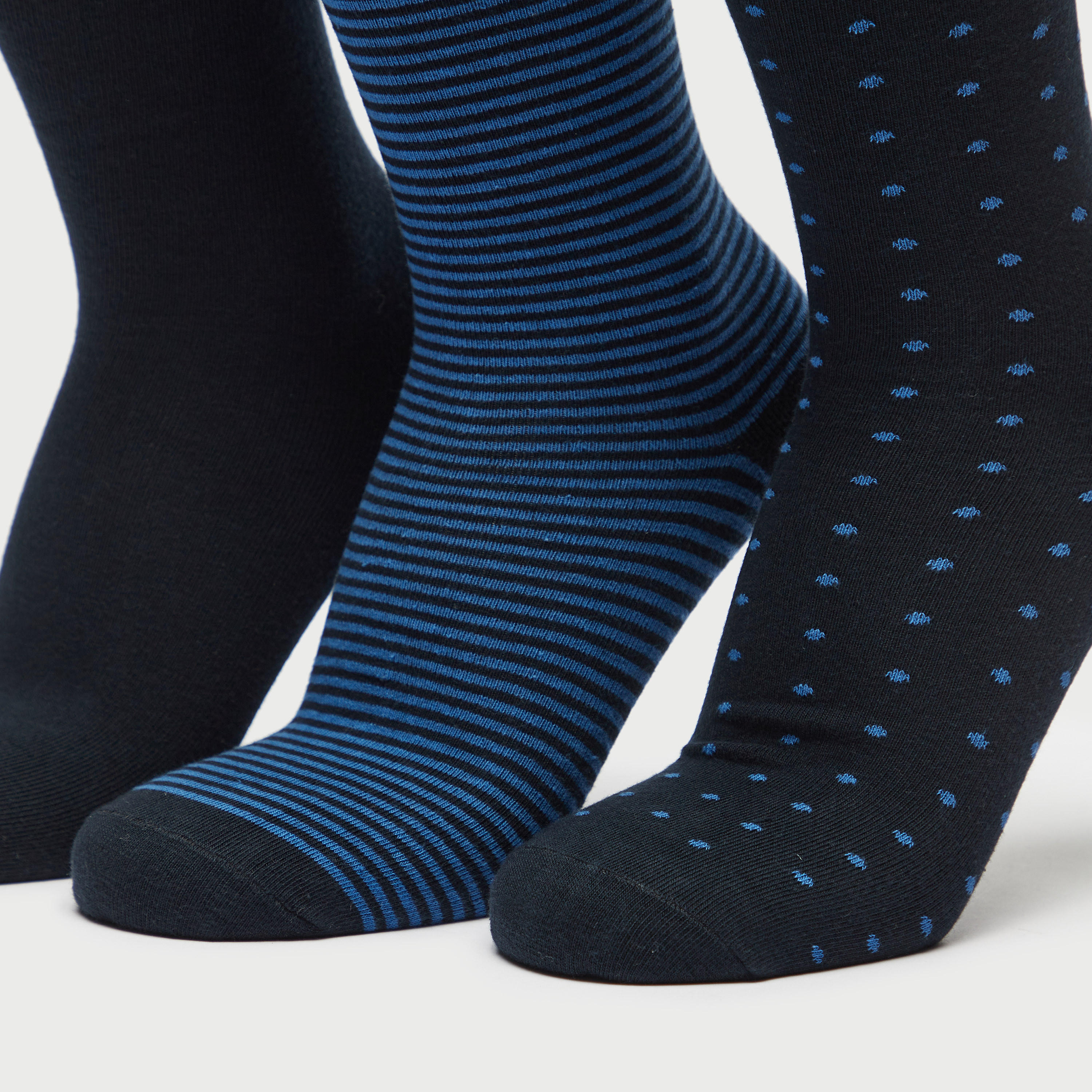 جوارب متنوّعة بطول متوسط - طقم 3 أزواج-men-socks-image-3