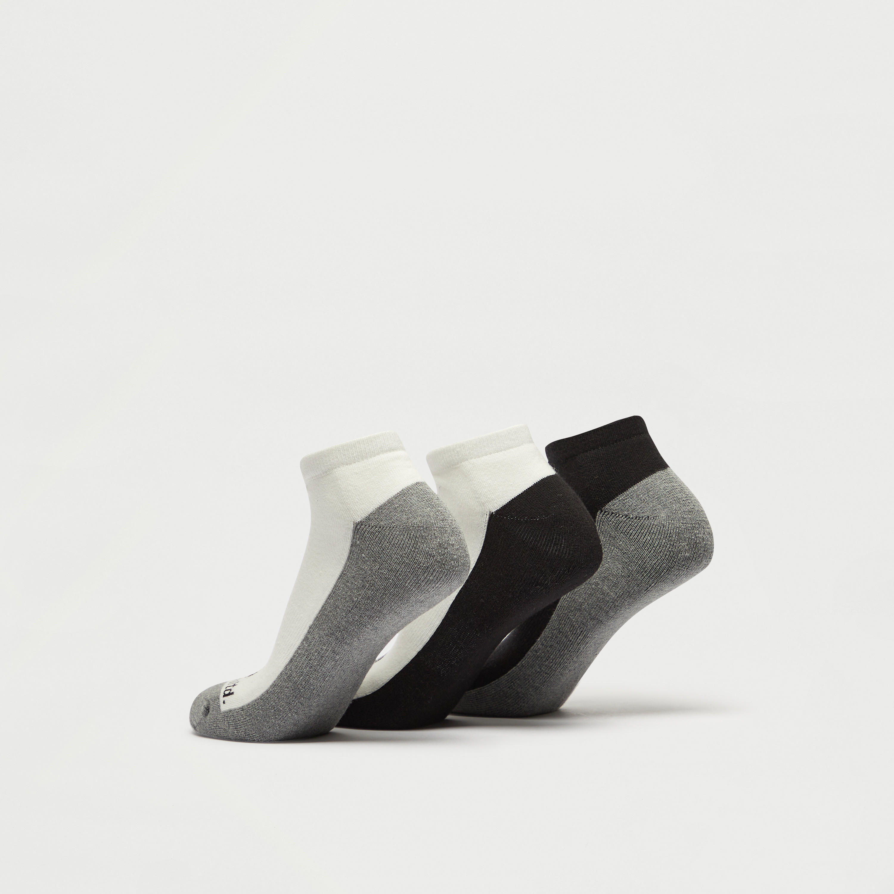 Set of 3 - Colourblock Ankle Length Socks-men-socks-image-2