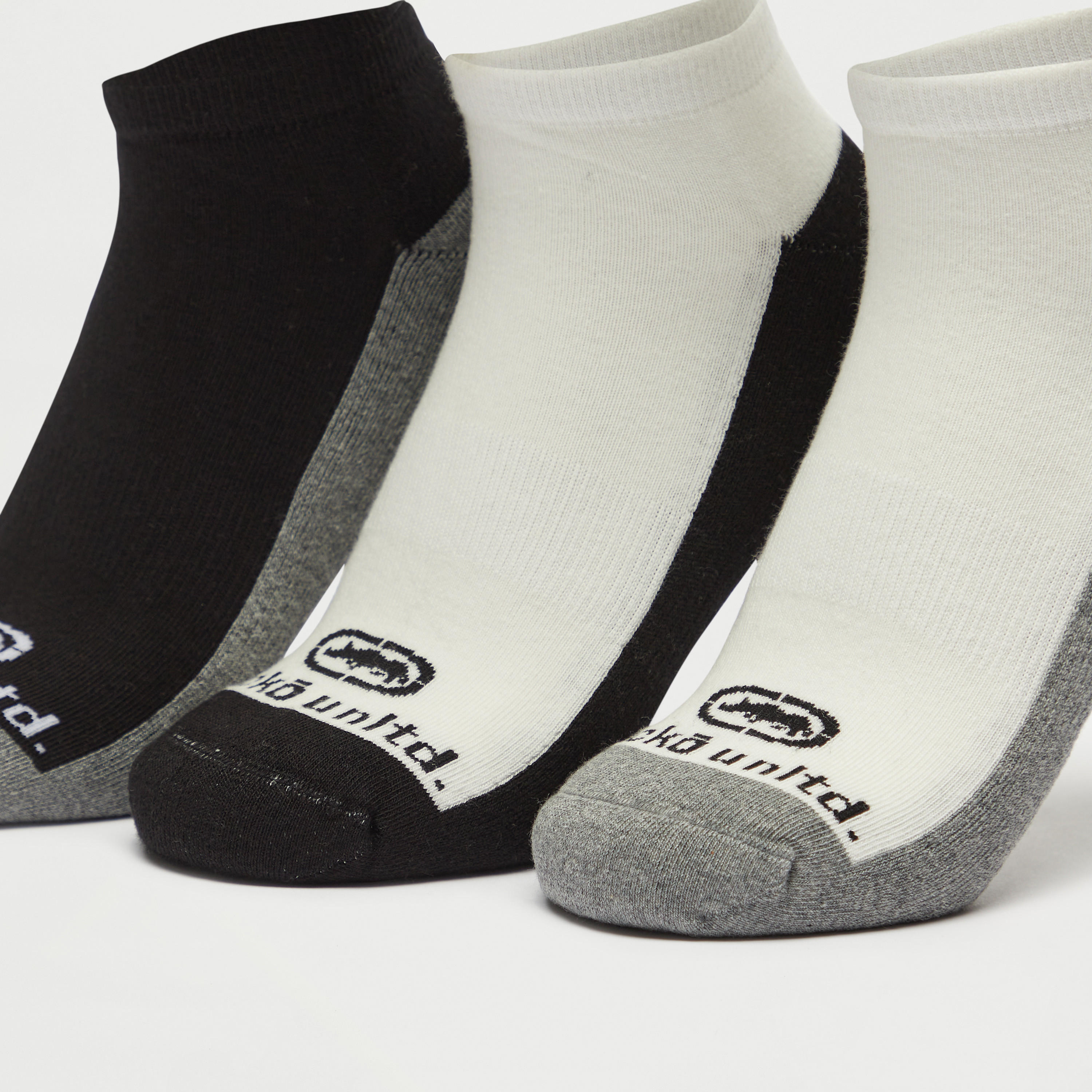 Set of 3 - Colourblock Ankle Length Socks-men-socks-image-3