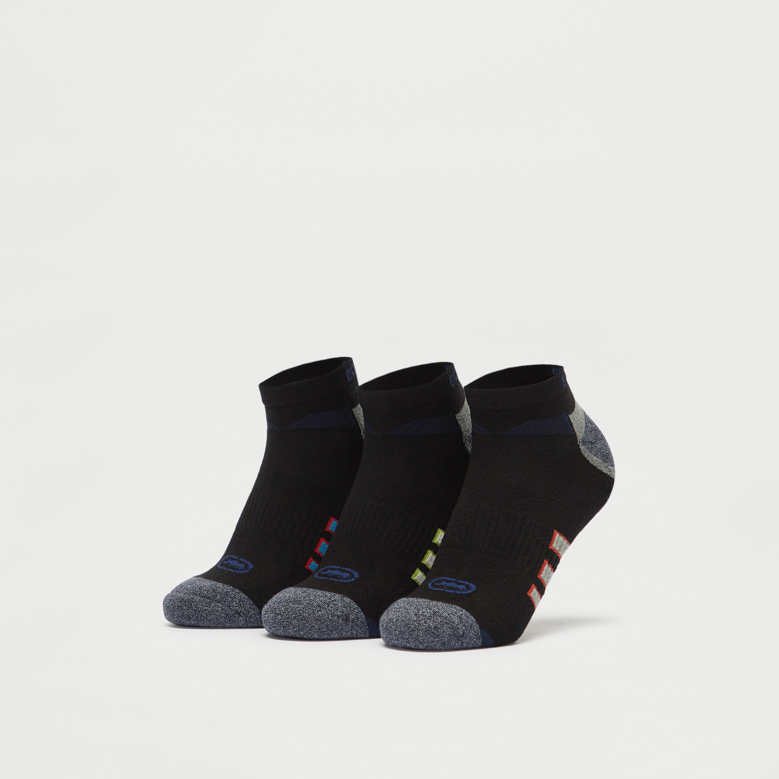 جوارب قوالب ملونة بطول الكاحل - طقم 3 أزواج-men-socks-image-4