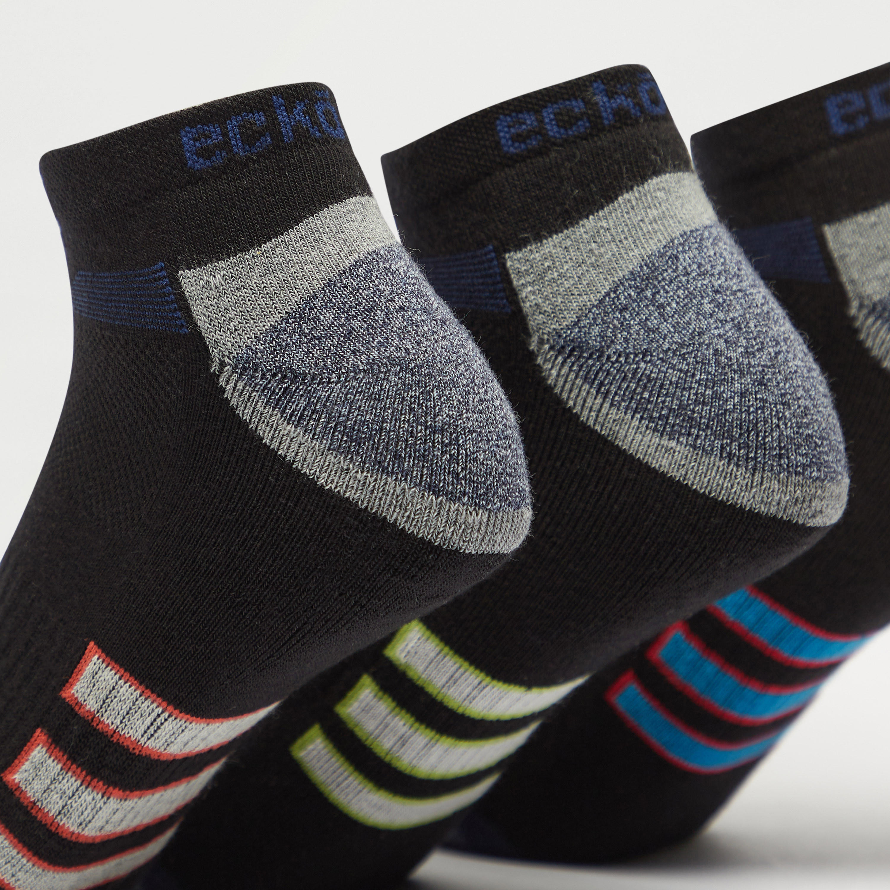 جوارب قوالب ملونة بطول الكاحل - طقم 3 أزواج-men-socks-image-1