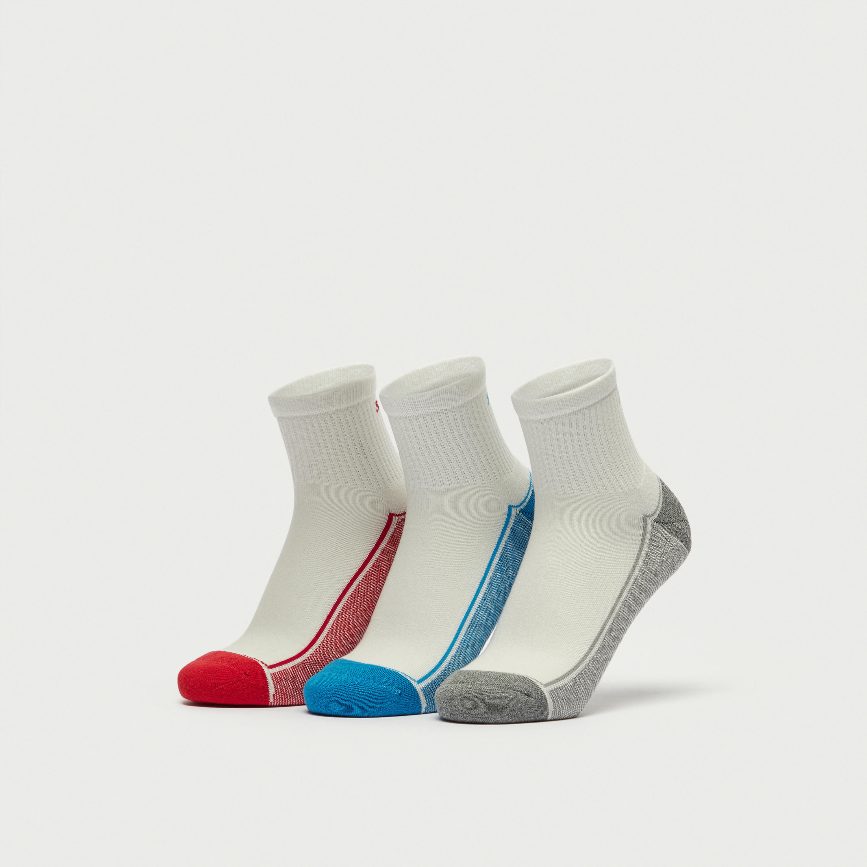 جوارب قوالب ملونة بطول الكاحل - طقم 3 أزواج-men-socks-image-4