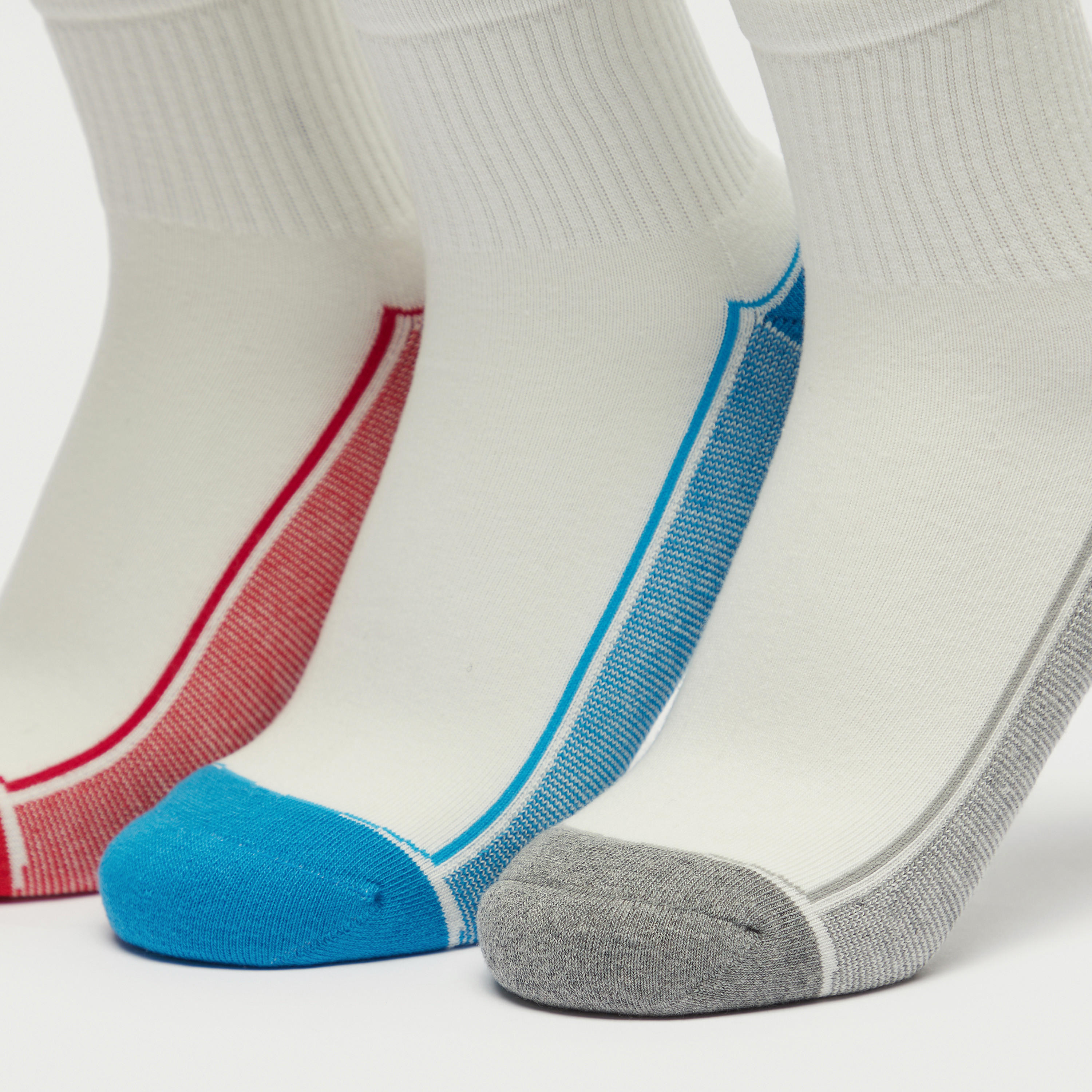 جوارب قوالب ملونة بطول الكاحل - طقم 3 أزواج-men-socks-image-2