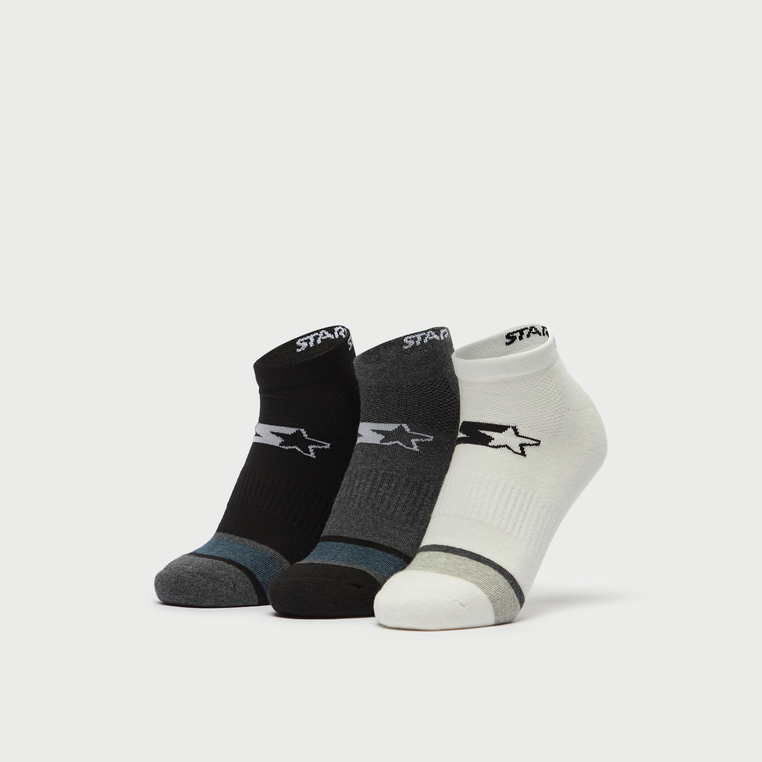 طقم جوارب 3 أزواج بطول الكاحل وطبعات-men-socks-image-1