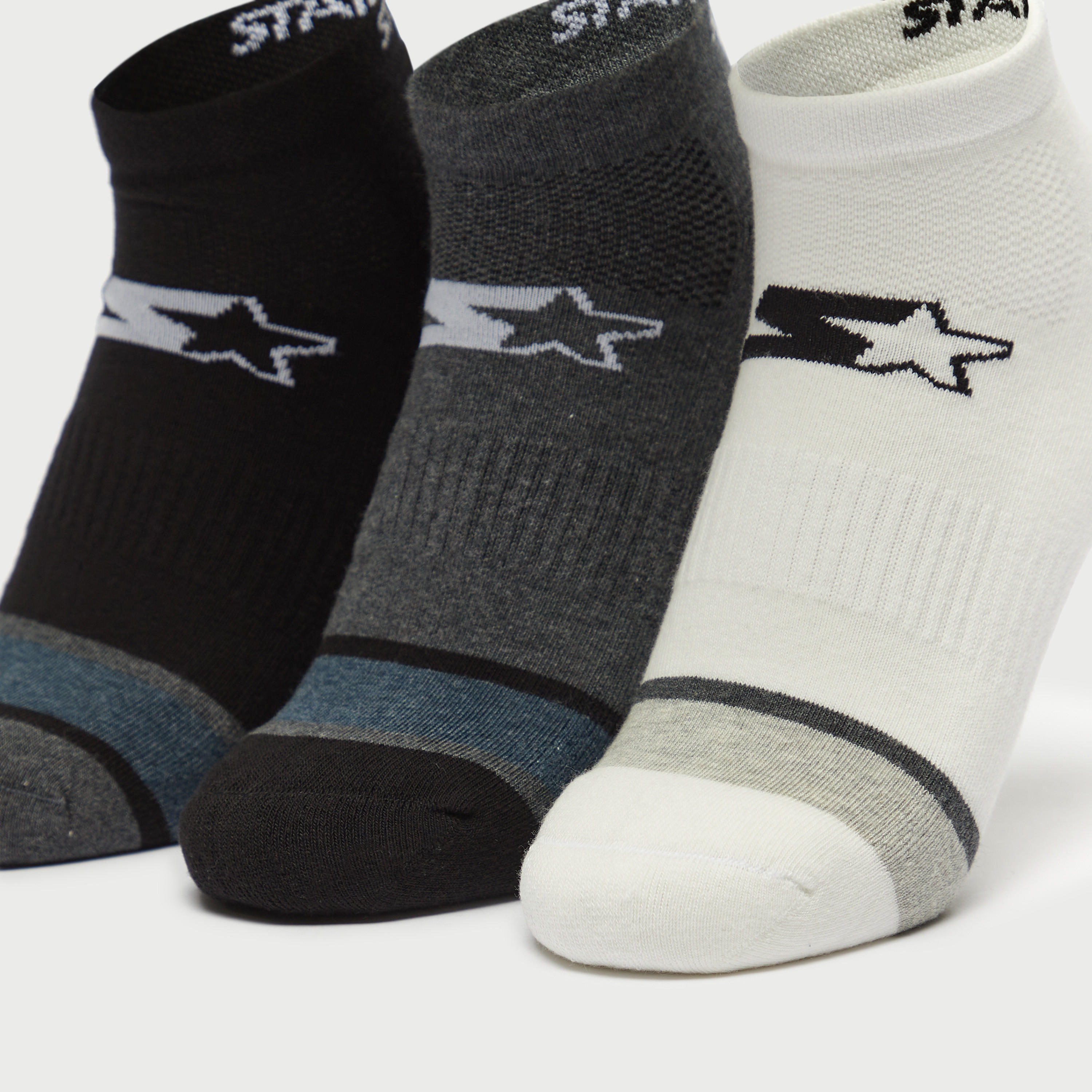 طقم جوارب 3 أزواج بطول الكاحل وطبعات-men-socks-image-3