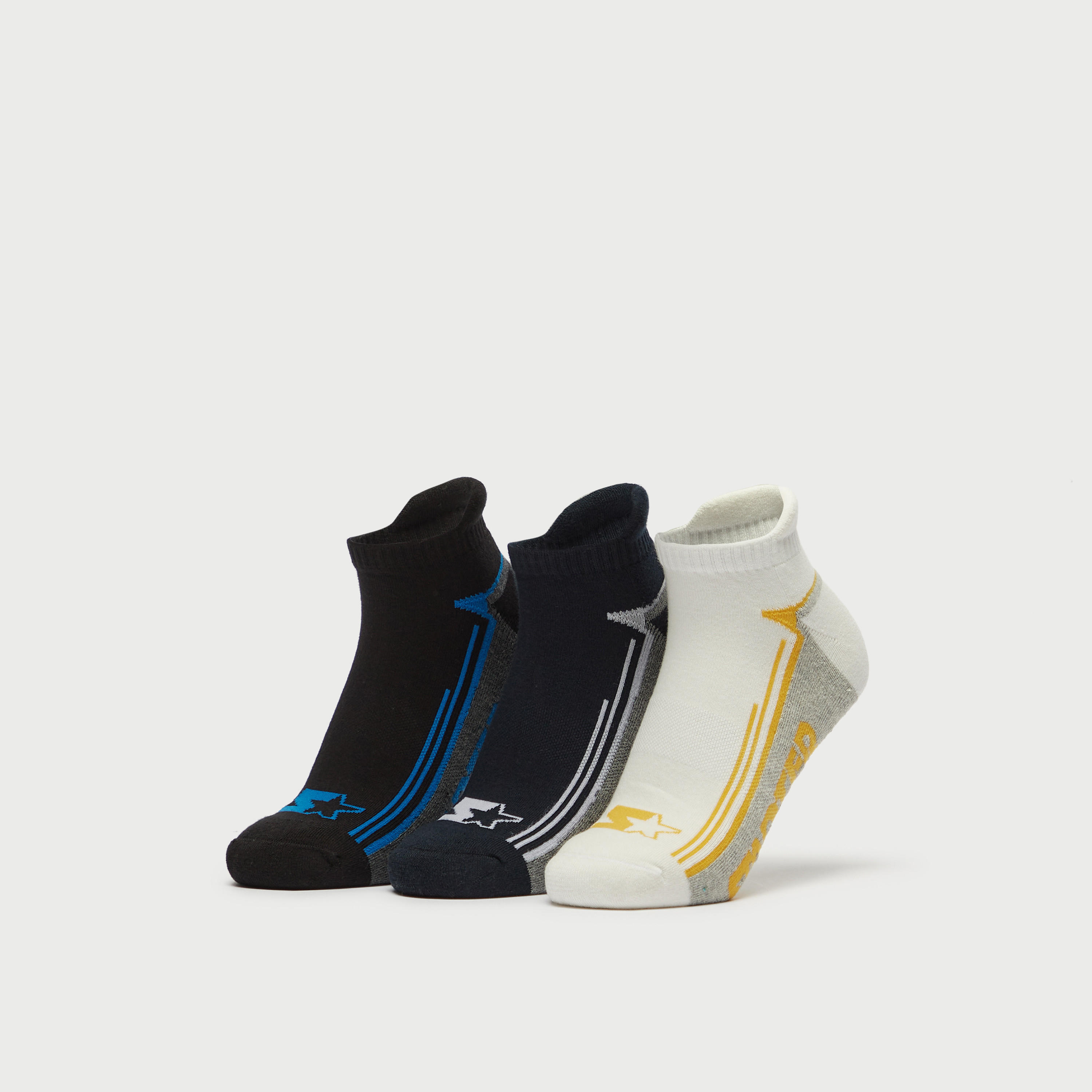 جوارب طول الكاحل بطبعات - طقم 3 أزواج-men-socks-image-4