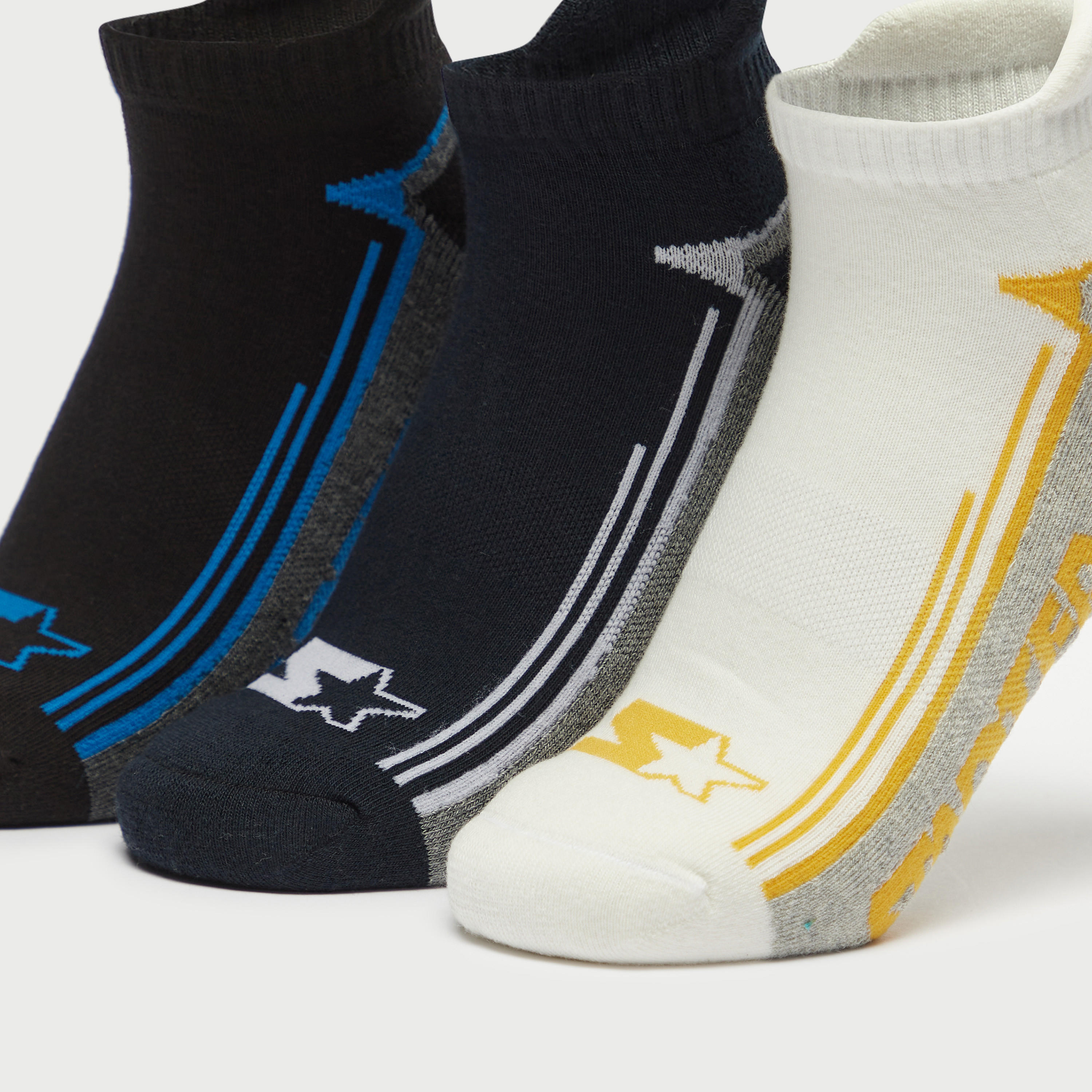 جوارب طول الكاحل بطبعات - طقم 3 أزواج-men-socks-image-2