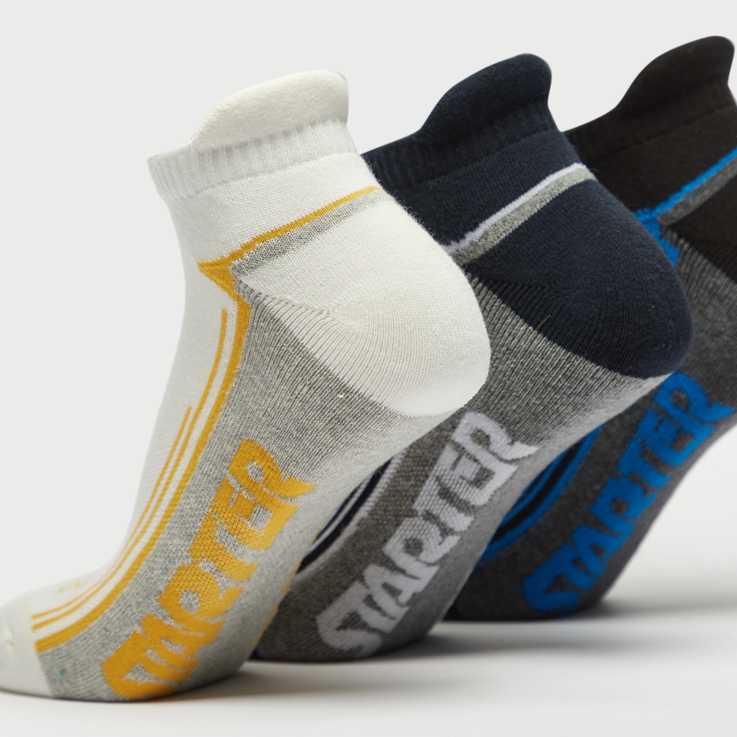 جوارب طول الكاحل بطبعات - طقم 3 أزواج-men-socks-image-1