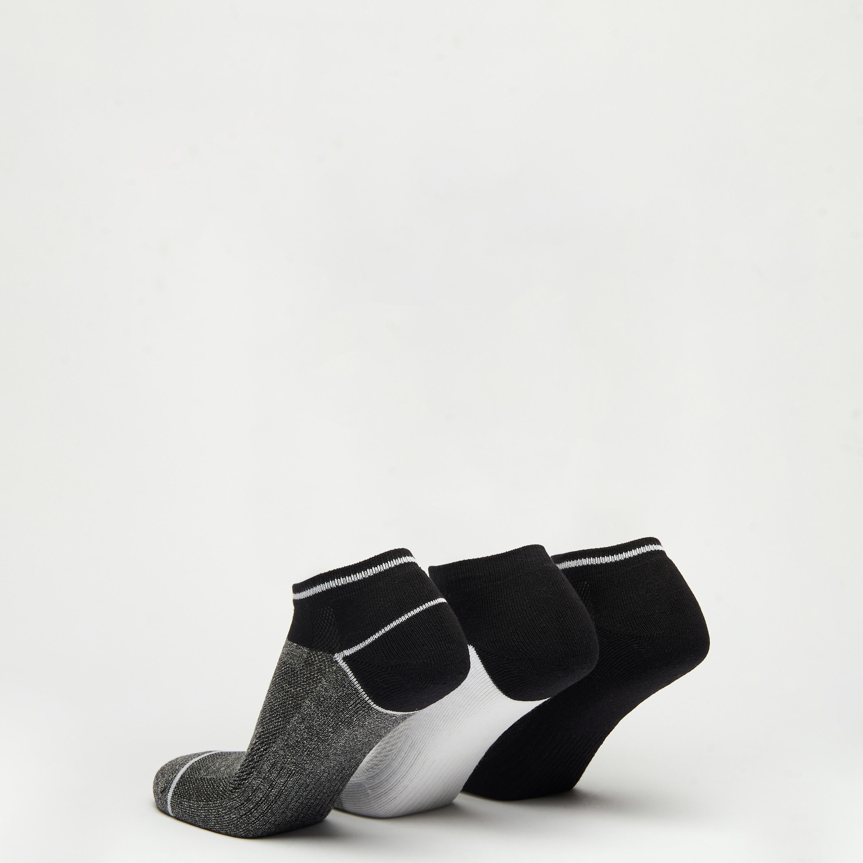 طقم جوارب 3 أزواج قوالب ملونة بطول الكاحل-men-socks-image-3