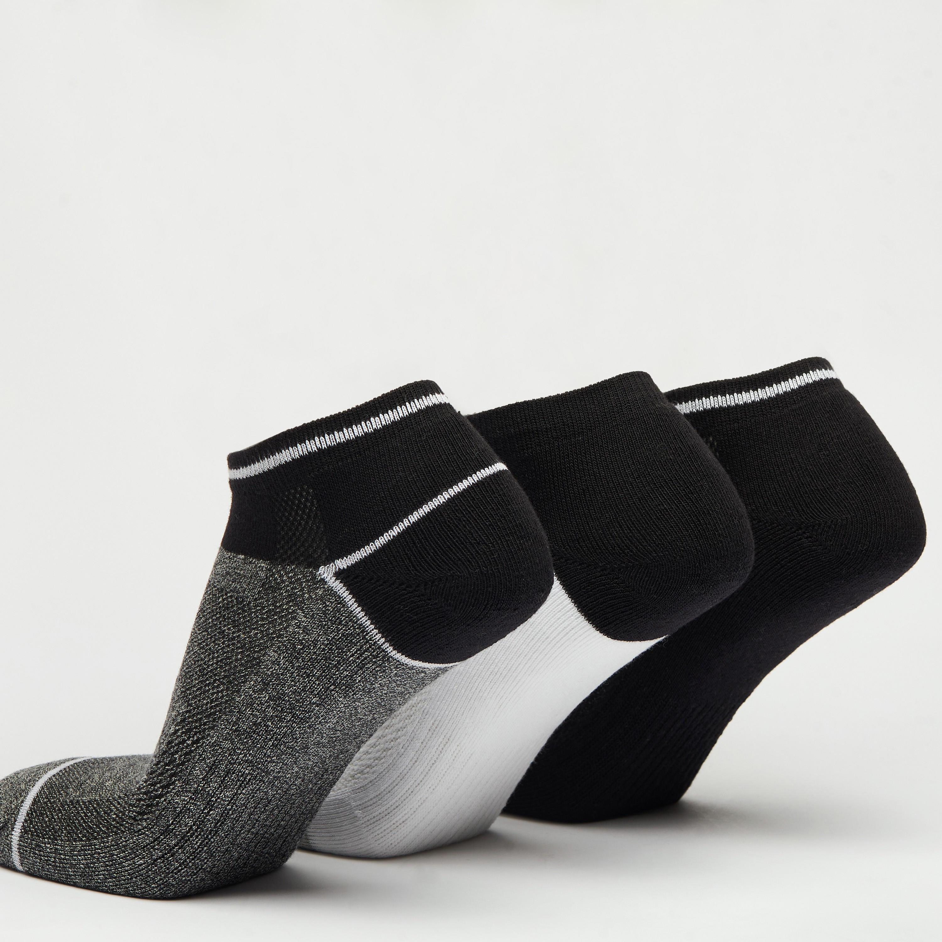 طقم جوارب 3 أزواج قوالب ملونة بطول الكاحل-men-socks-image-4