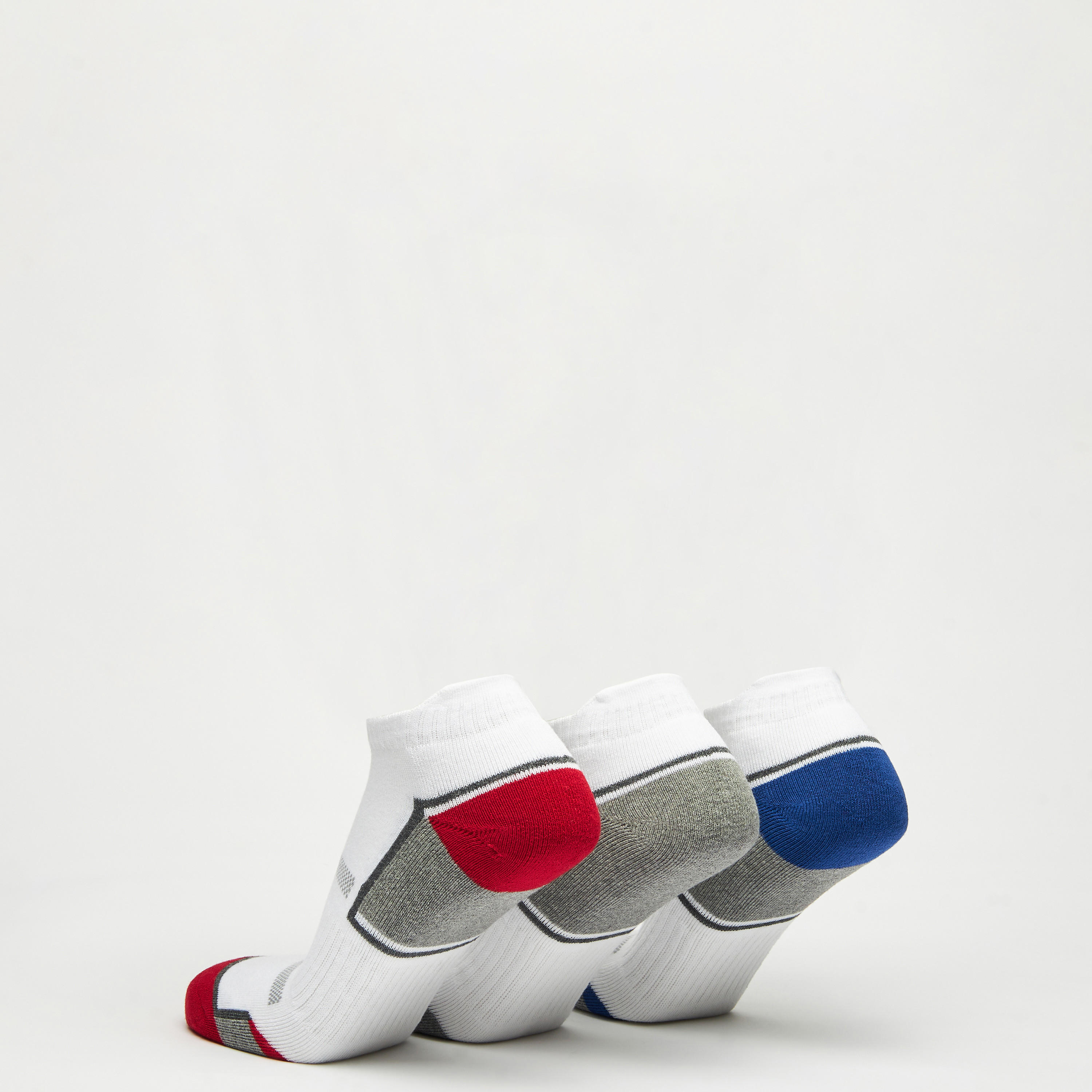 طقم جوارب رياضية 3 أزواج بطول الكاحل-men-socks-image-3