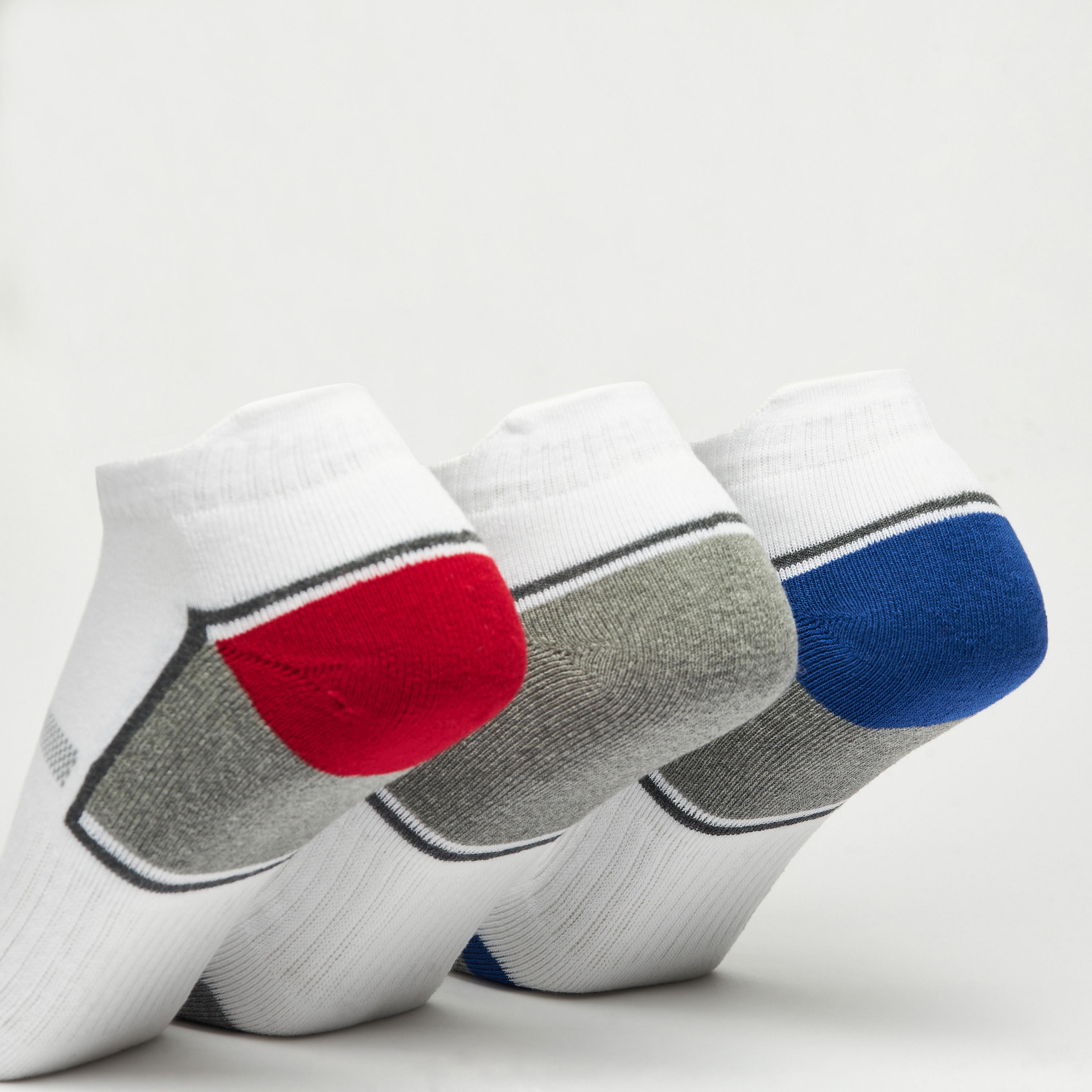 طقم جوارب رياضية 3 أزواج بطول الكاحل-men-socks-image-4