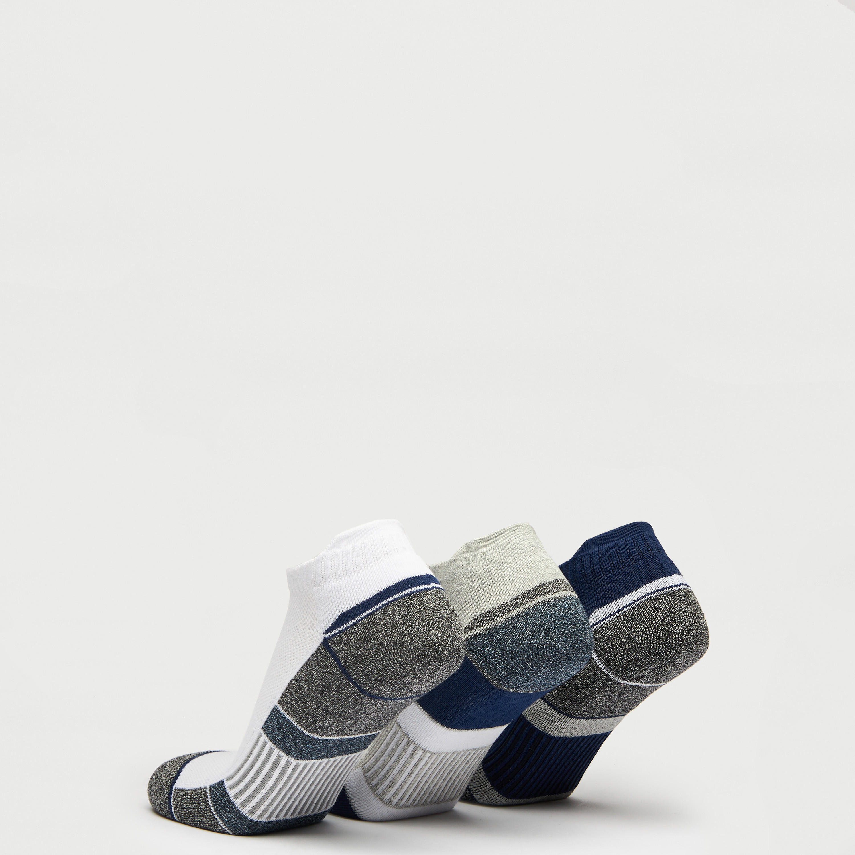طقم جوارب رياضية 3 أزواج بطول الكاحل-men-socks-image-3