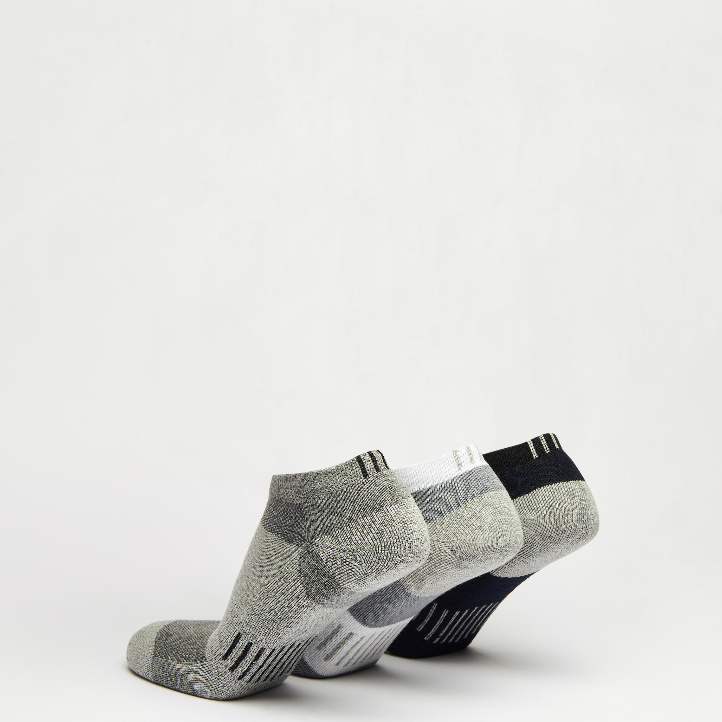 طقم جوارب 3 أزواج بارزة الملمس بطول الكاحل-men-socks-image-3