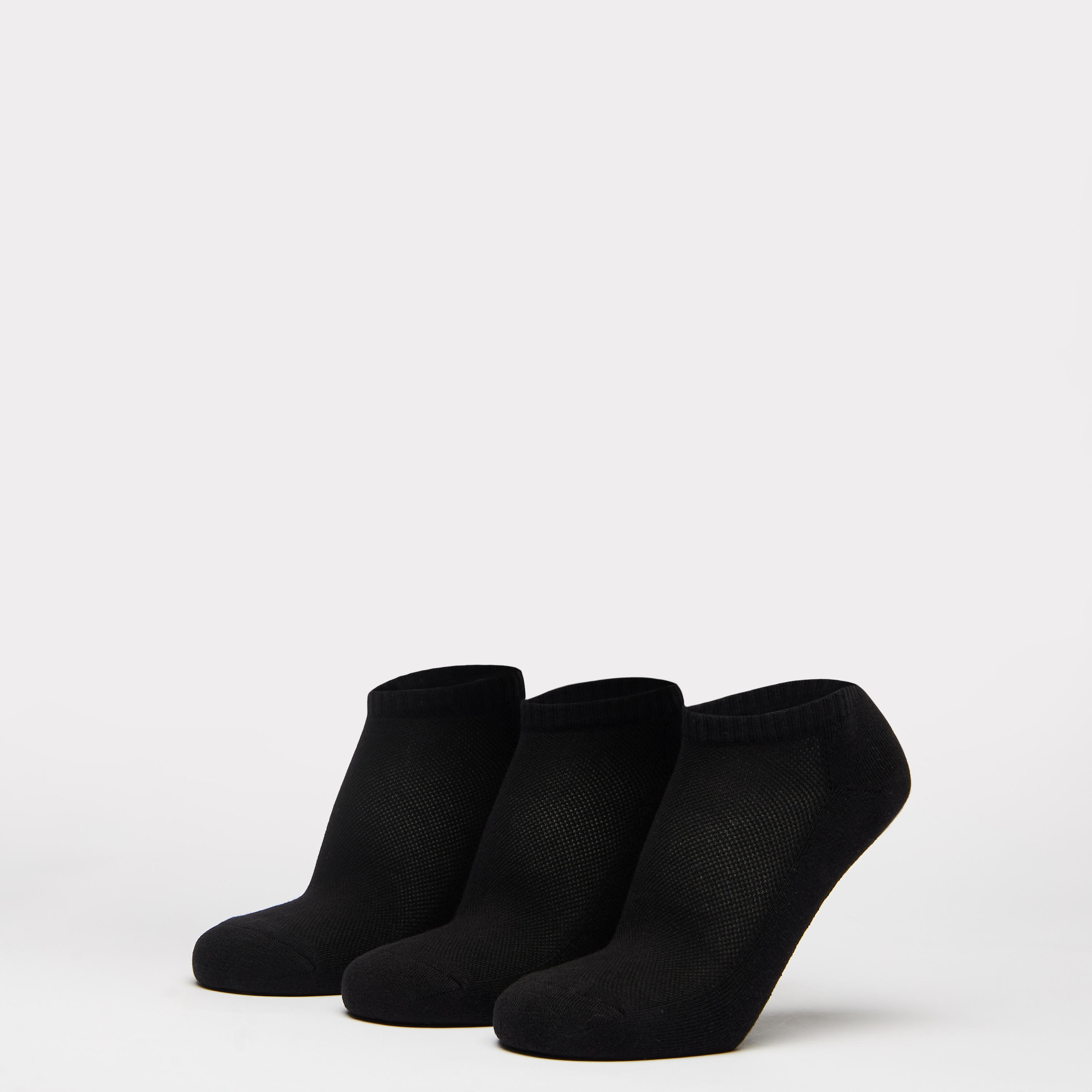 جوارب بارزة الملمس بطول الكاحل - طقم 3 أزواج-men-socks-image-1