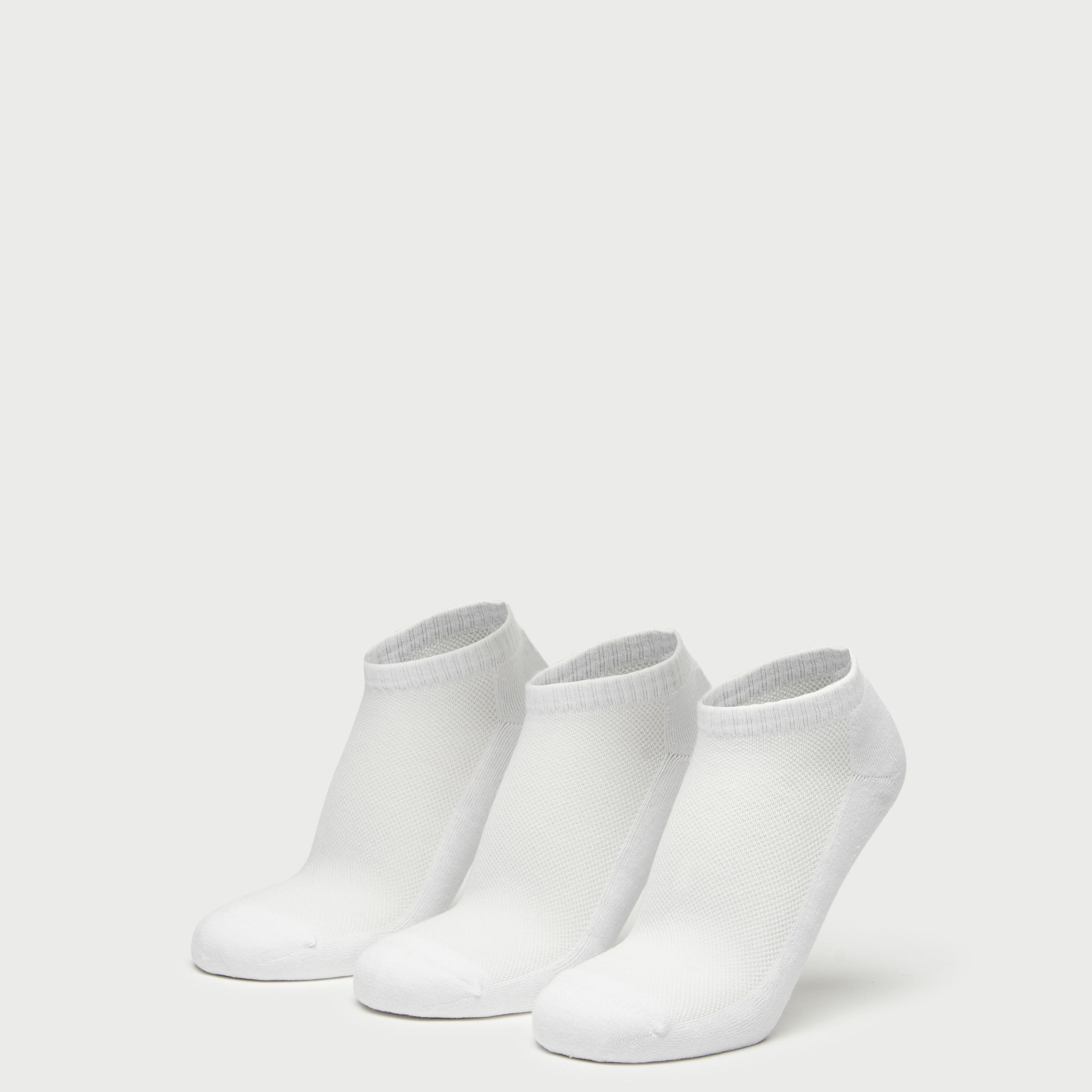 جوارب بارزة الملمس بطول الكاحل - طقم من 3 قطع-men-socks-image-1