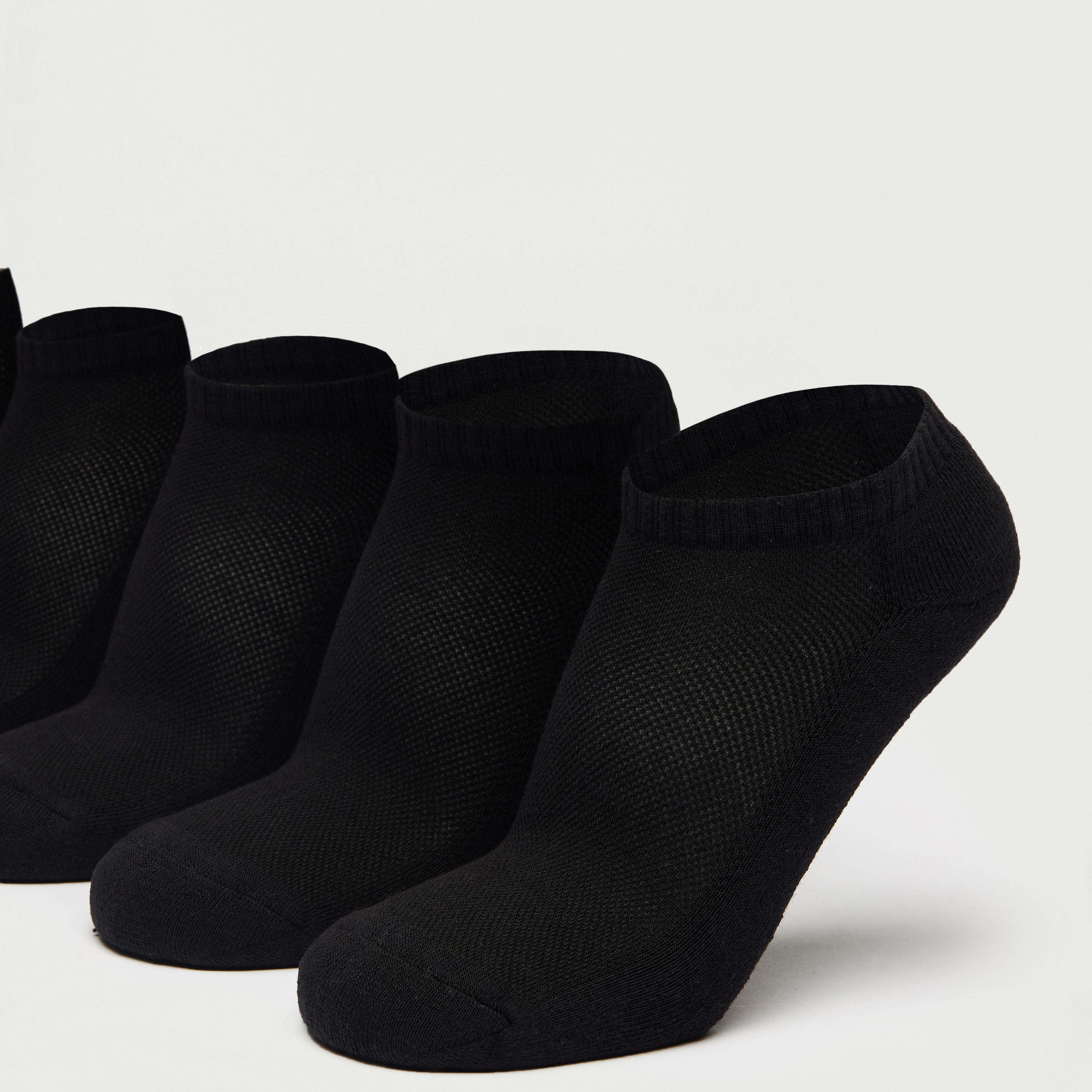 طقم جوارب 5 أزواج بارزة الملمس بطول الكاحل-men-socks-image-2