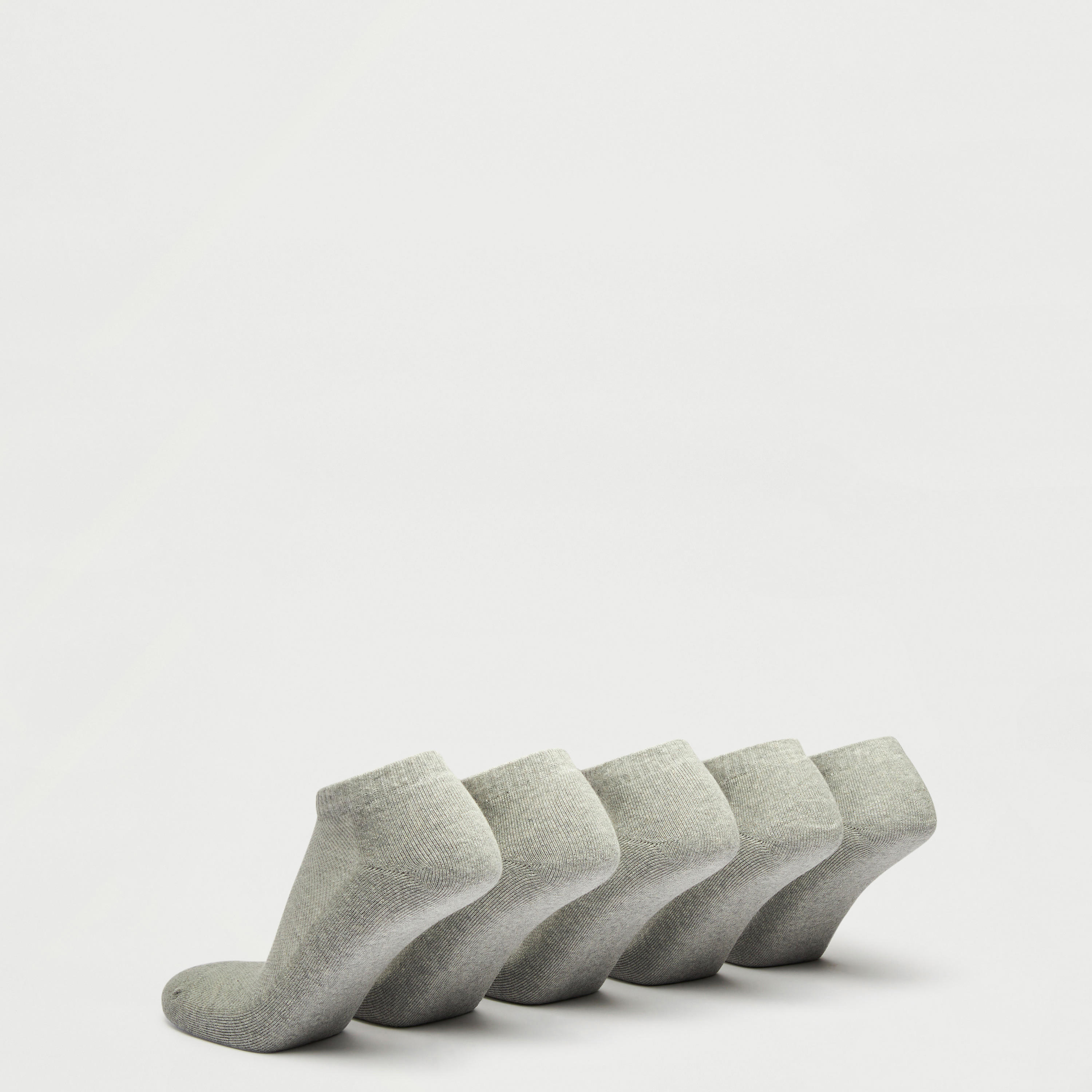 جوارب بارزة الملمس بطول الكاحل - طقم من 5 أزواج-men-socks-image-4