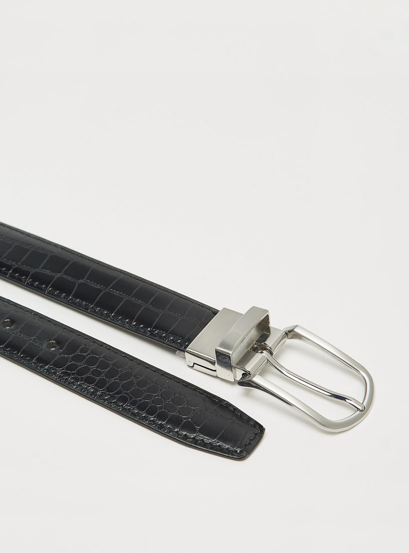حزام جلد بارز الملمس بإبزيم إغلاق بدبوس-men-beltsandwallets-belts-image-2