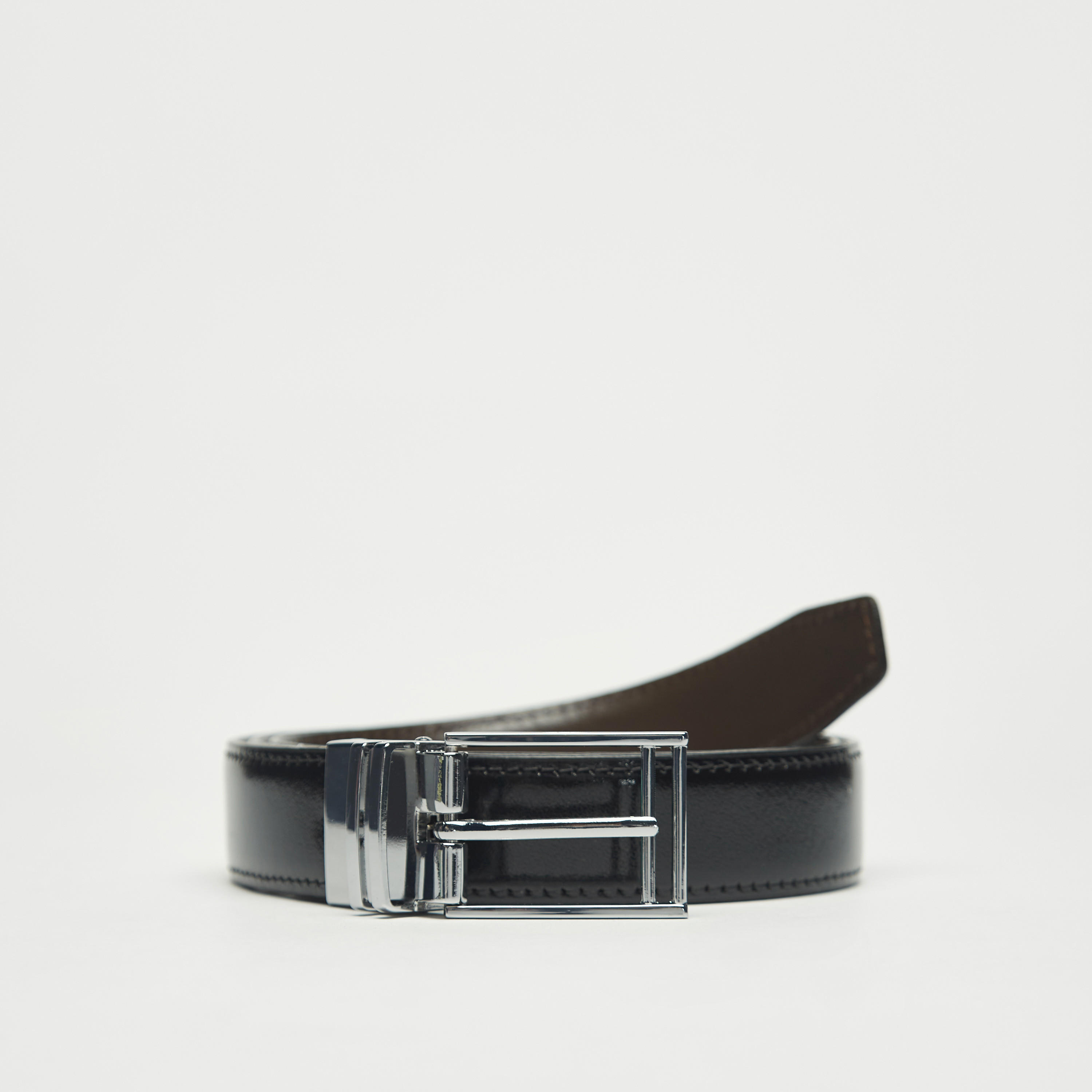 حزام جلد سادة بإبزيم بدبوس للإغلاق-men-beltsandwallets-belts-image-3