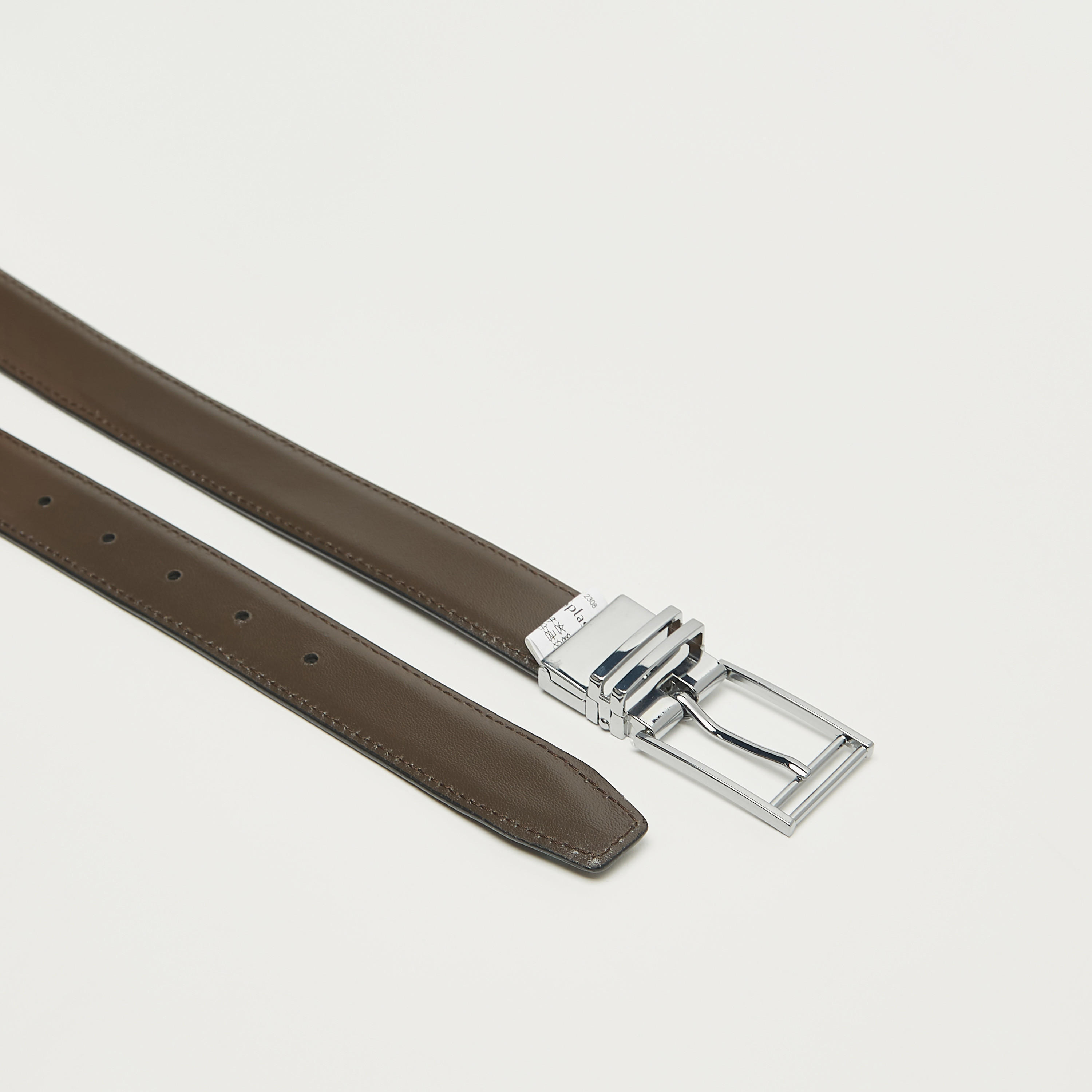 حزام جلد سادة بإبزيم بدبوس للإغلاق-men-beltsandwallets-belts-image-1
