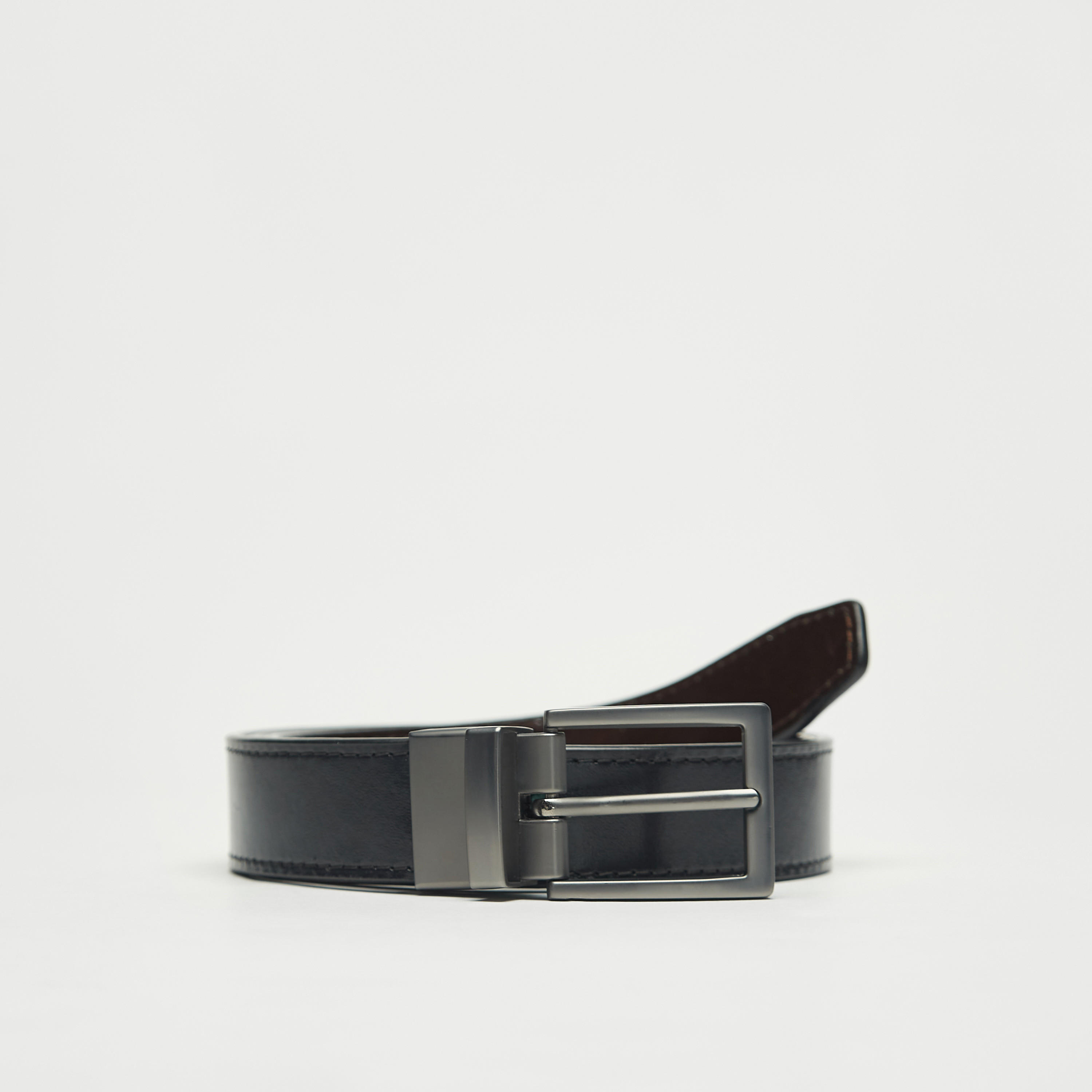 حزام جلد سادة بإبزيم بدبوس للإغلاق-men-beltsandwallets-belts-image-3