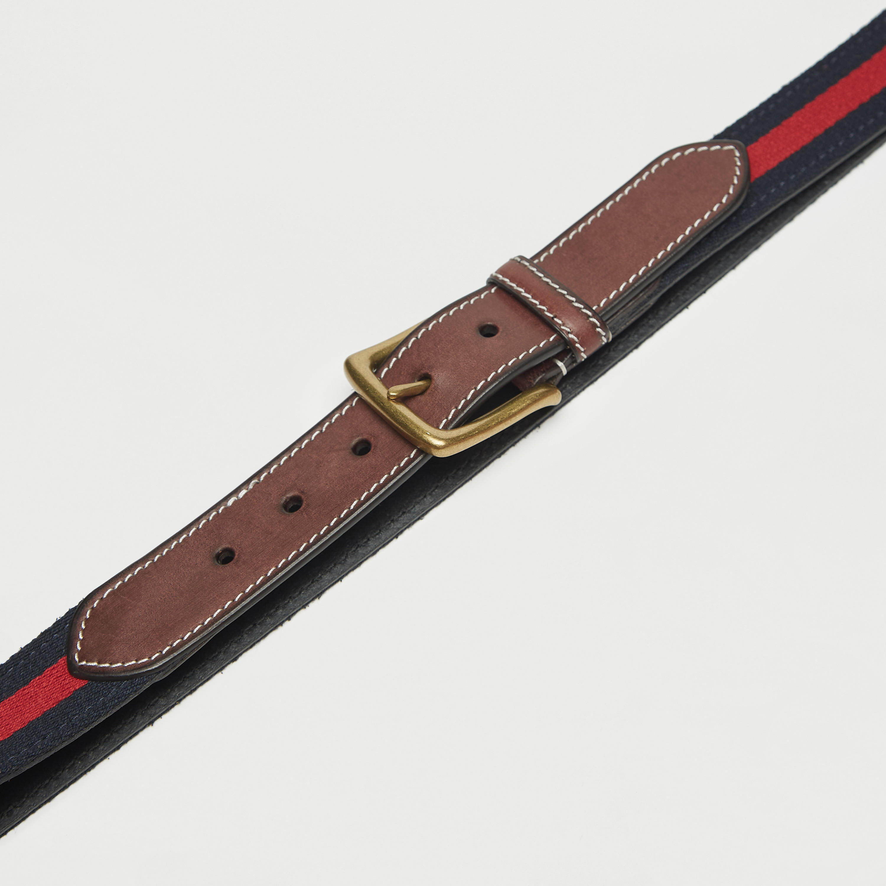 Striped Leather Belt with Pin Buckle Closure-men-beltsandwallets-belts-image-3