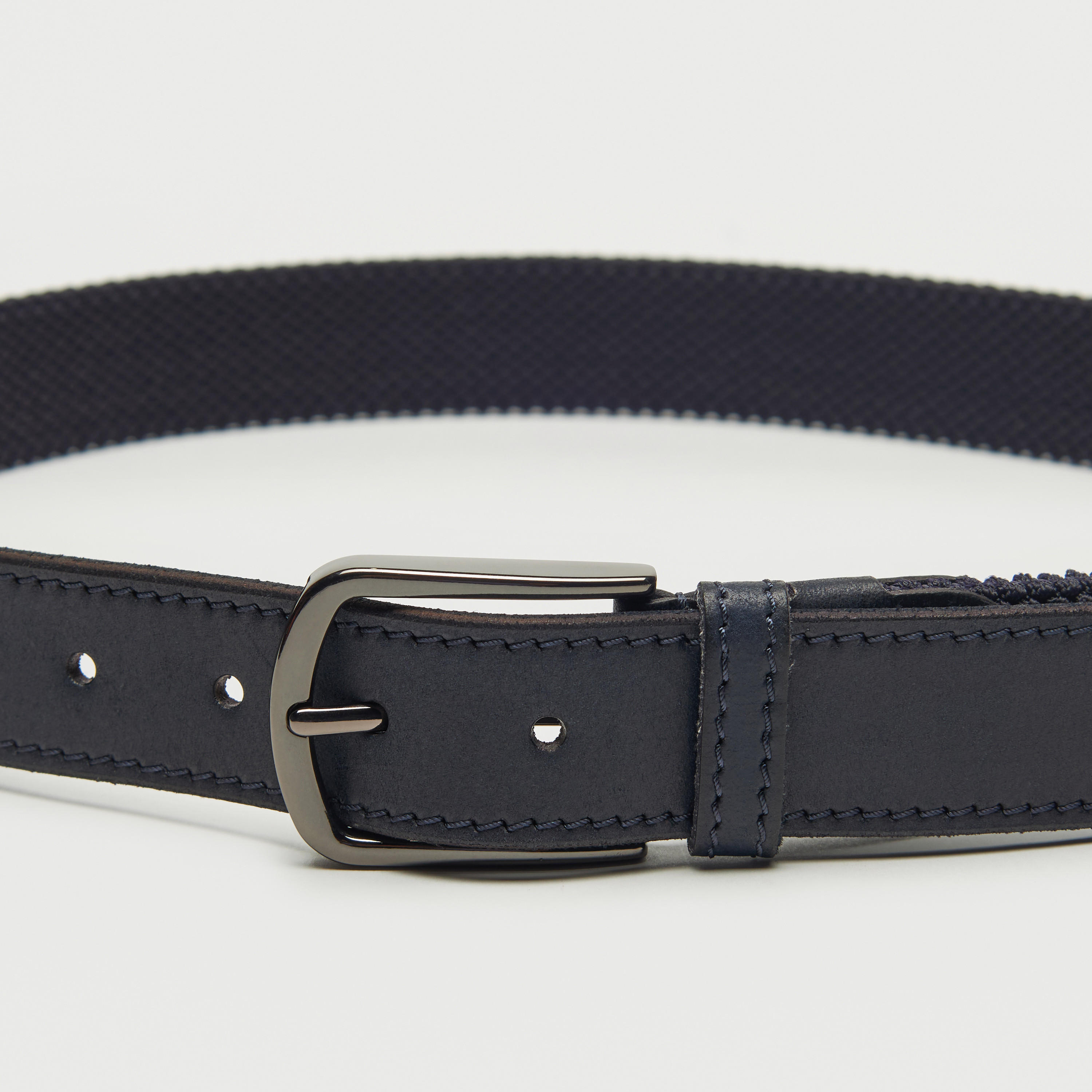 حزام جلد مخطط بإبزيم إغلاق بدبوس-men-beltsandwallets-belts-image-1
